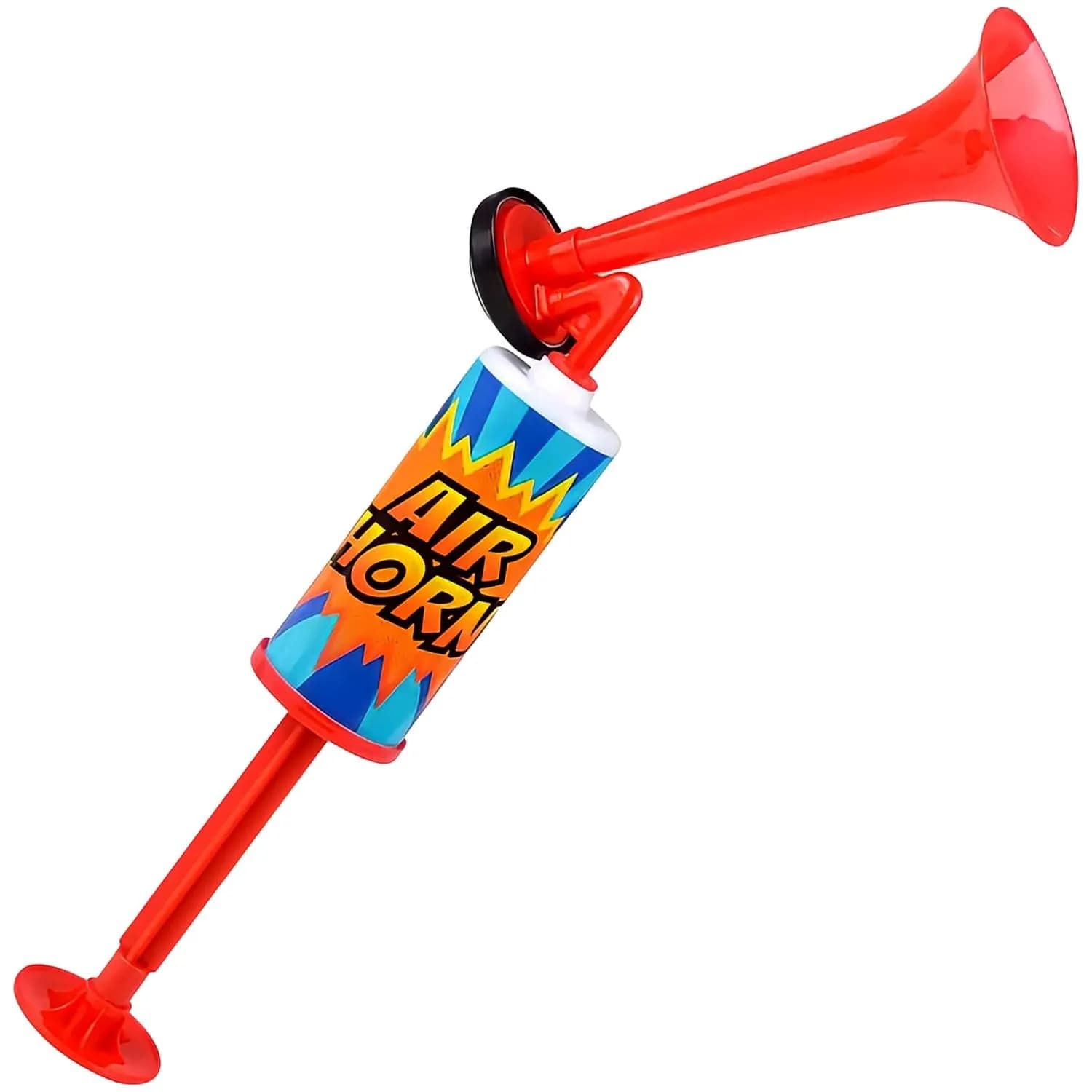 Rhode Island Novelty Super Blast Hand Pump Air Horn | Never Runs Out, 7 inches, Assorted Colors - main product image