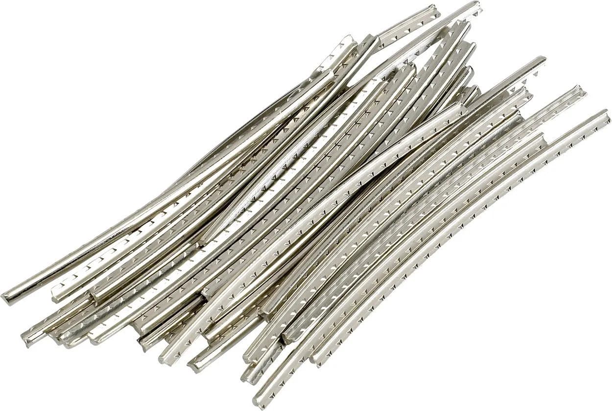 Fender Medium Jumbo Guitar Frets, Pack of 24 | Nickel Silver, Pre-cut & Radiused for 9.5" Radius