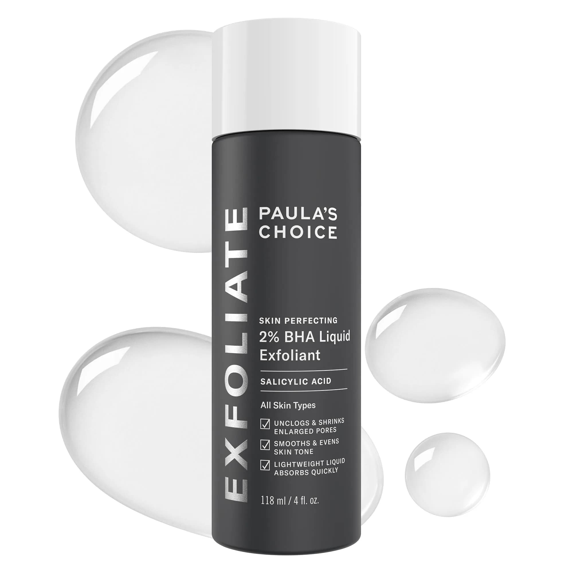 Paula's Choice SKIN PERFECTING 2% BHA Liquid Exfoliant 118ml (4 Fl Oz) | Gentle Chemical Exfoliator for Pores & Blackheads - main product image