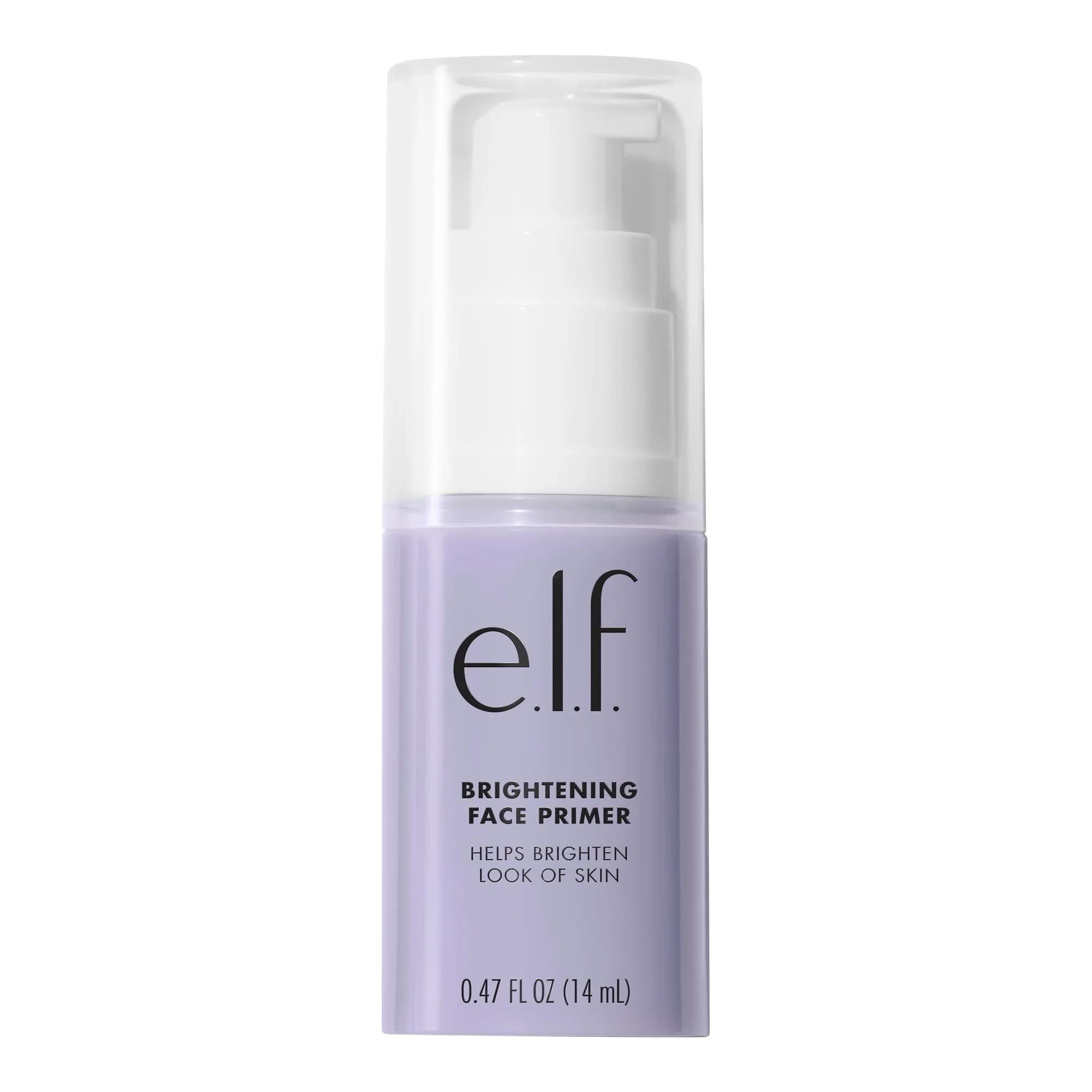 e.l.f. Brightening Lavender Face Primer 0.47 Fl Oz | Neutralizes Tone & Brightens Complexion - main product image