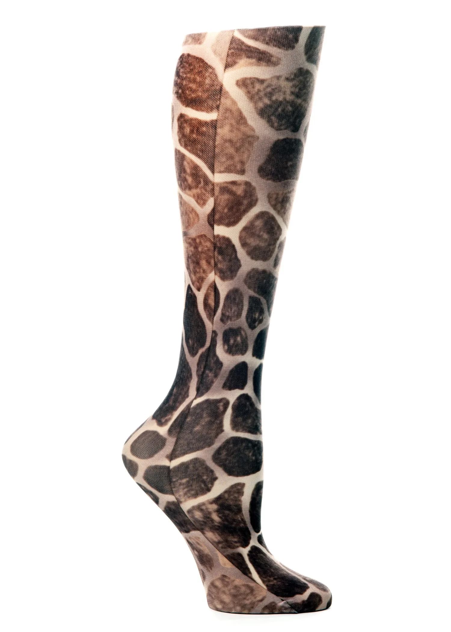 Celeste Stein Therapeutic Compression Socks New Giraffe 8-15 mmhg | Fashionable, Supportive & Made in USA