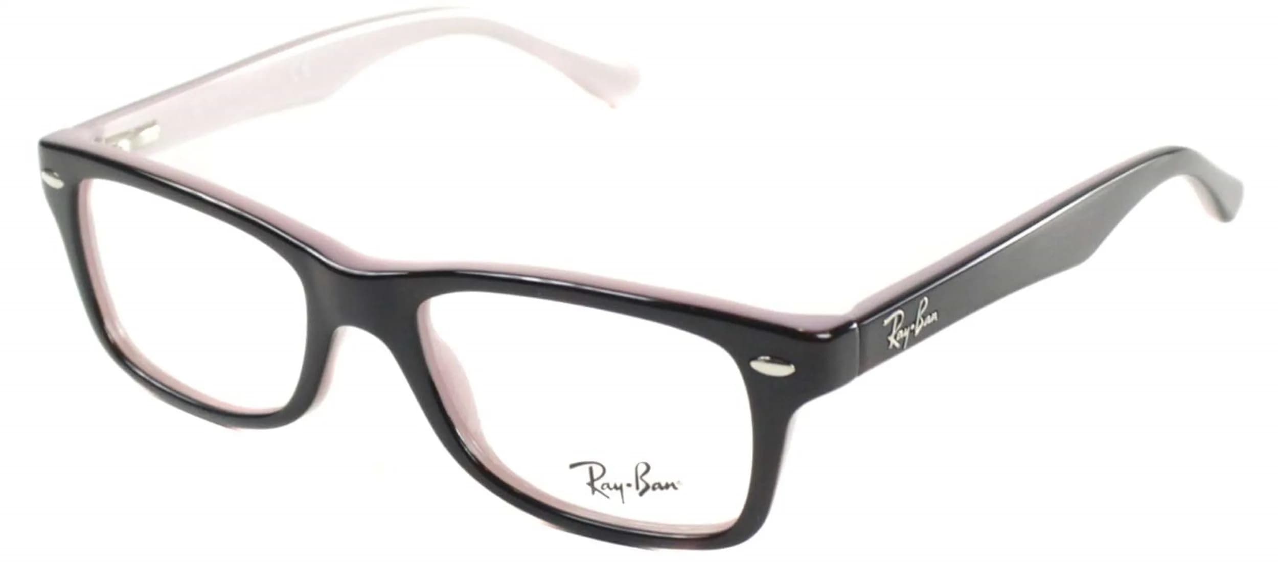 Ray-Ban Junior Kids' RY1531 Square Prescription Eyeglass Frames, 48 mm | Classic Havana Pink Style - main product image