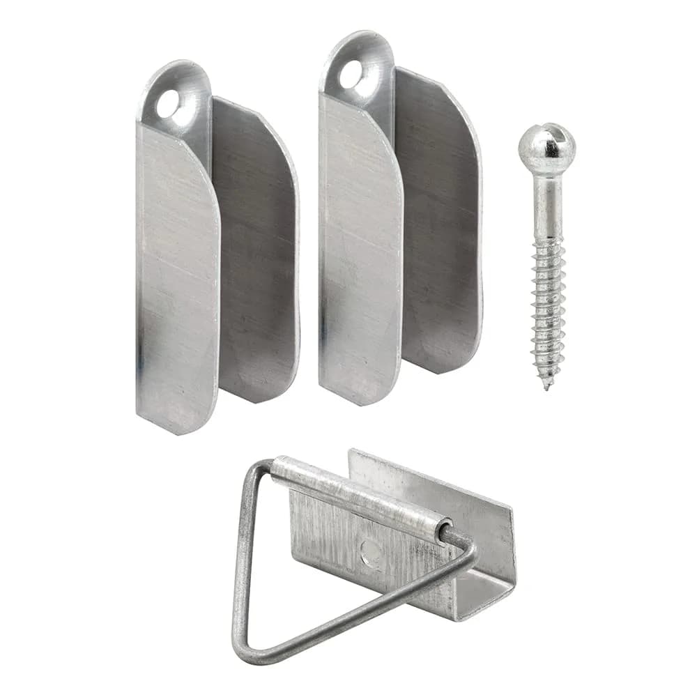 PRIME-LINE L 5770 Screen Hanger and Latch Set 1.07 cm (0.4375 inch) | Secure Screen Frames in Wooden Window Frames - main product image