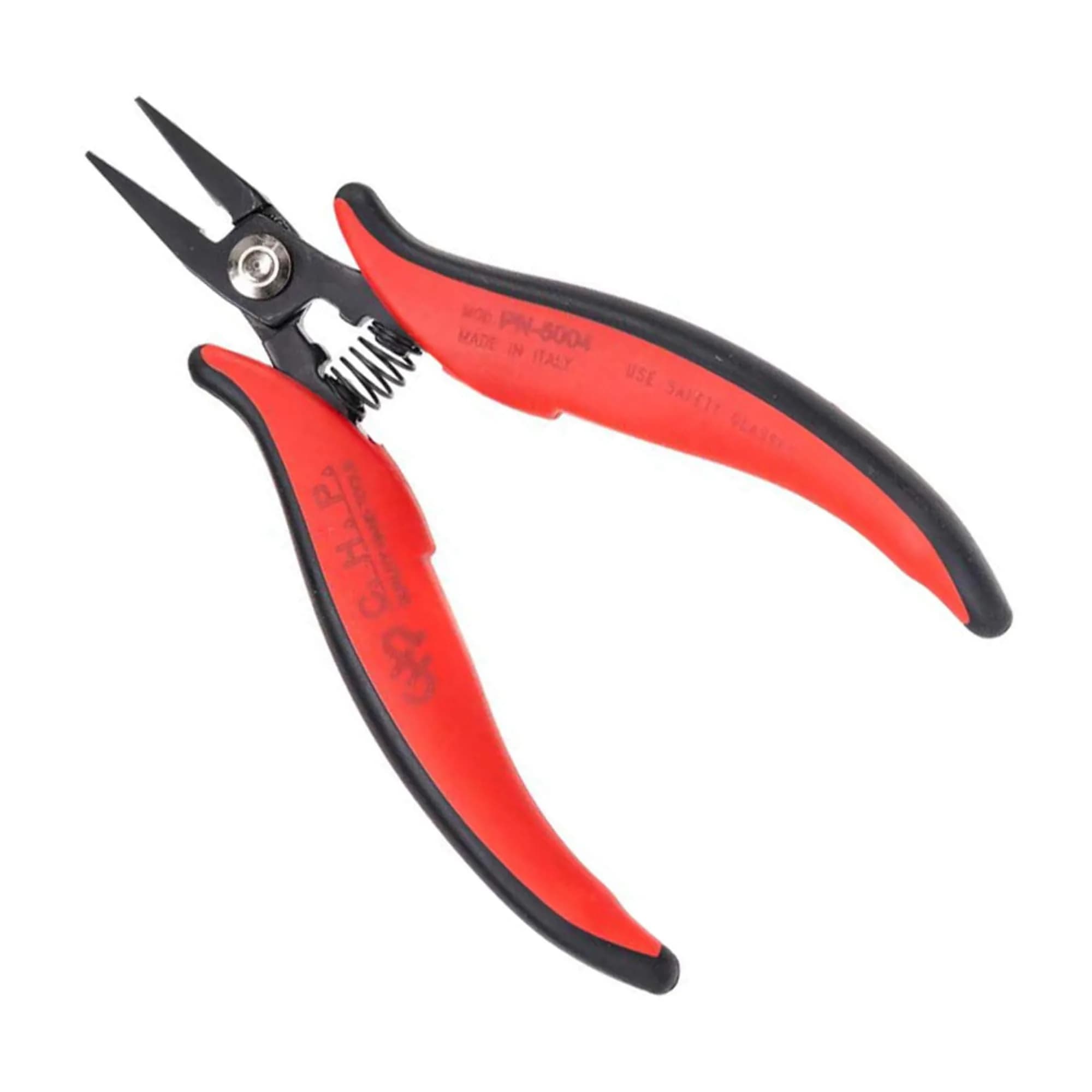 Hakko CHP PN-5004 Heavy-Duty Short-Nose Pliers, 19mm Smooth Jaws, 5mm Nose Width | Precision Electronics Gripping & Cutting - main product image