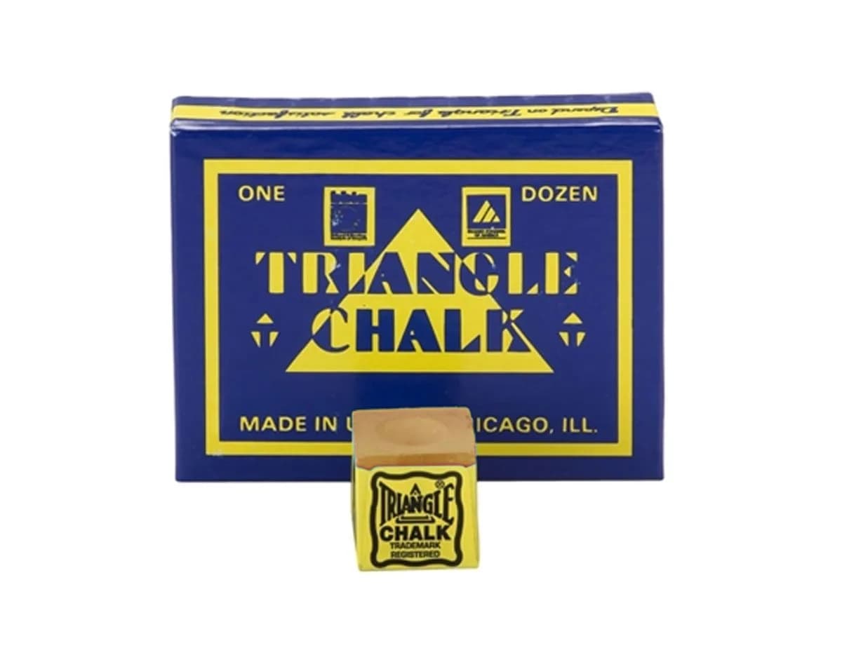 Cuestix Triangle Chalk (Box of 12) - Gold | High-Quality Gymnastics Chalk for Critical Shots
