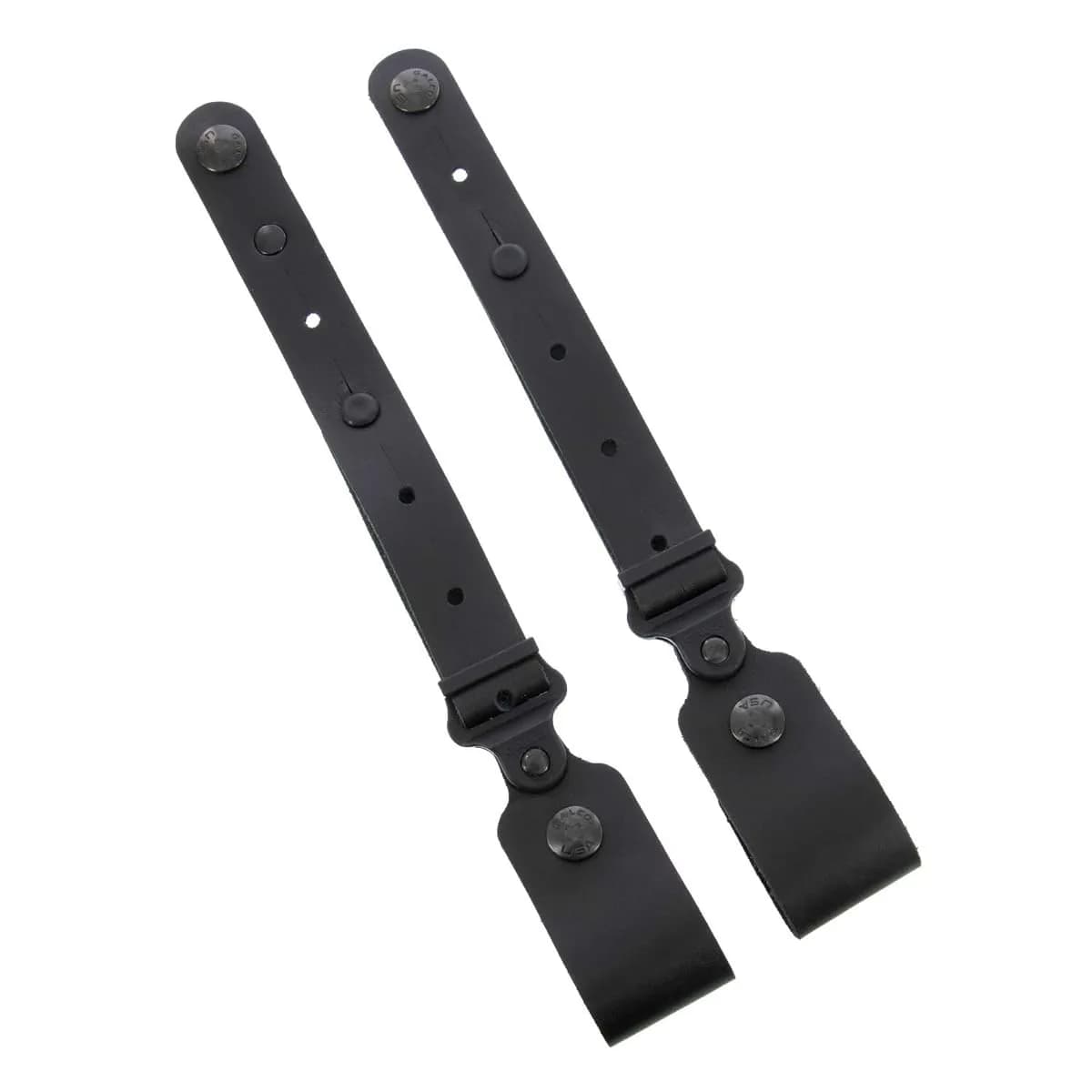 Galco Horizontal Shoulder System Tie Down Set 2.0 for Galco Miami Classic, Miami Classic II, Parabellum 2.0 and Jackass Rig Shoulder Systems, Black | Full Grain Leather - main product image