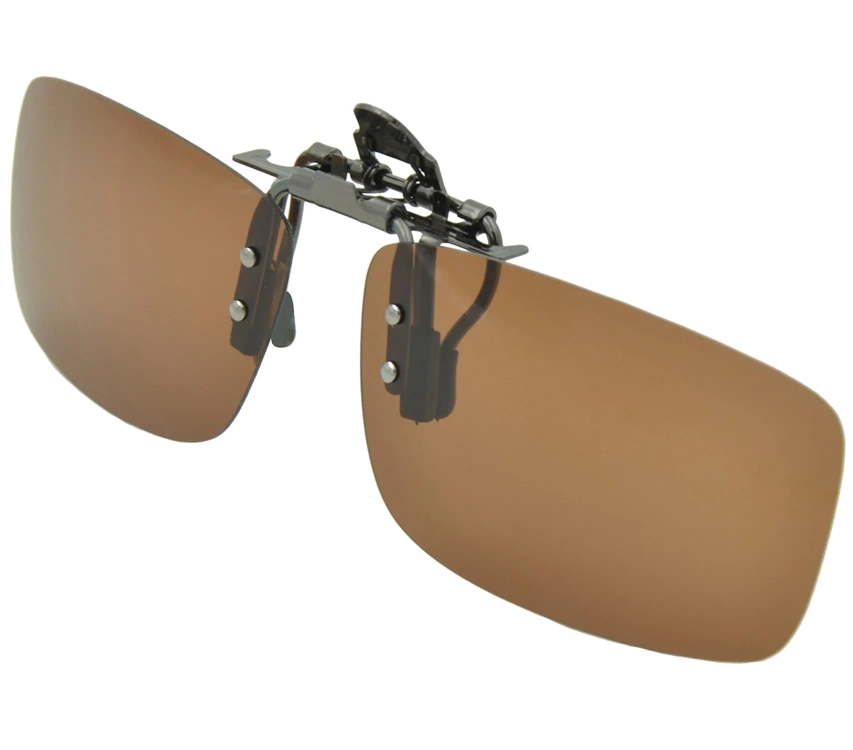 Besgoods Polarized Clip-On Flip-Up Sunglasses 60mm (2.36 inches) | Reduce Glare for Driving & Sports - main product image