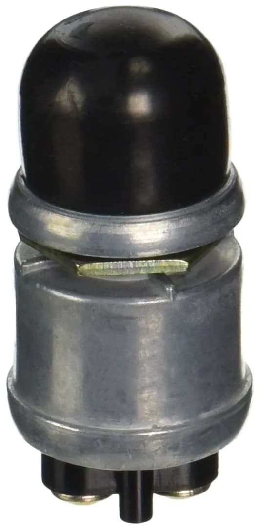 Calterm Heavy Duty Push Button Switch 12 V 60 A | Momentary On, Maintained Off, Black - main product image