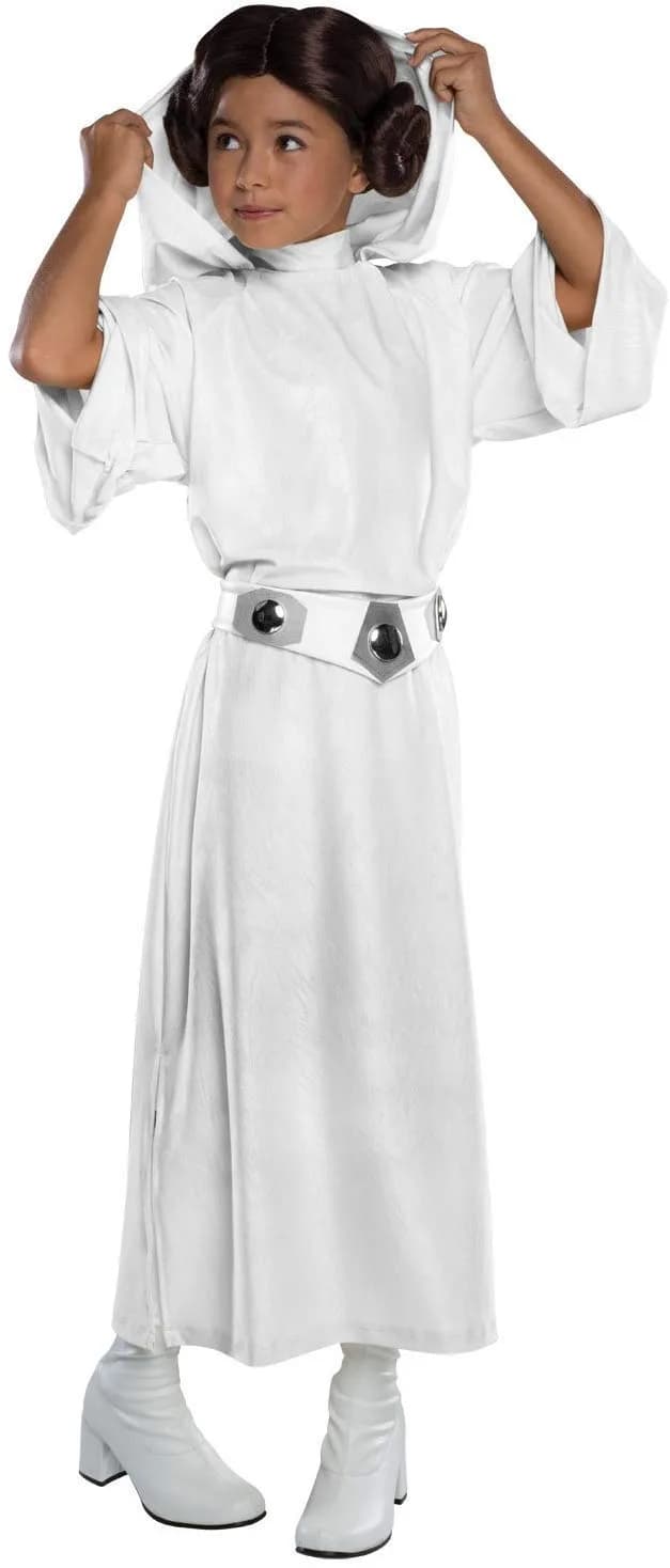 Rubie's Costume Star Wars Princess Leia Deluxe Child Costume Small (610504_S) | Officially Licensed Star Wars Dress-up - main product image
