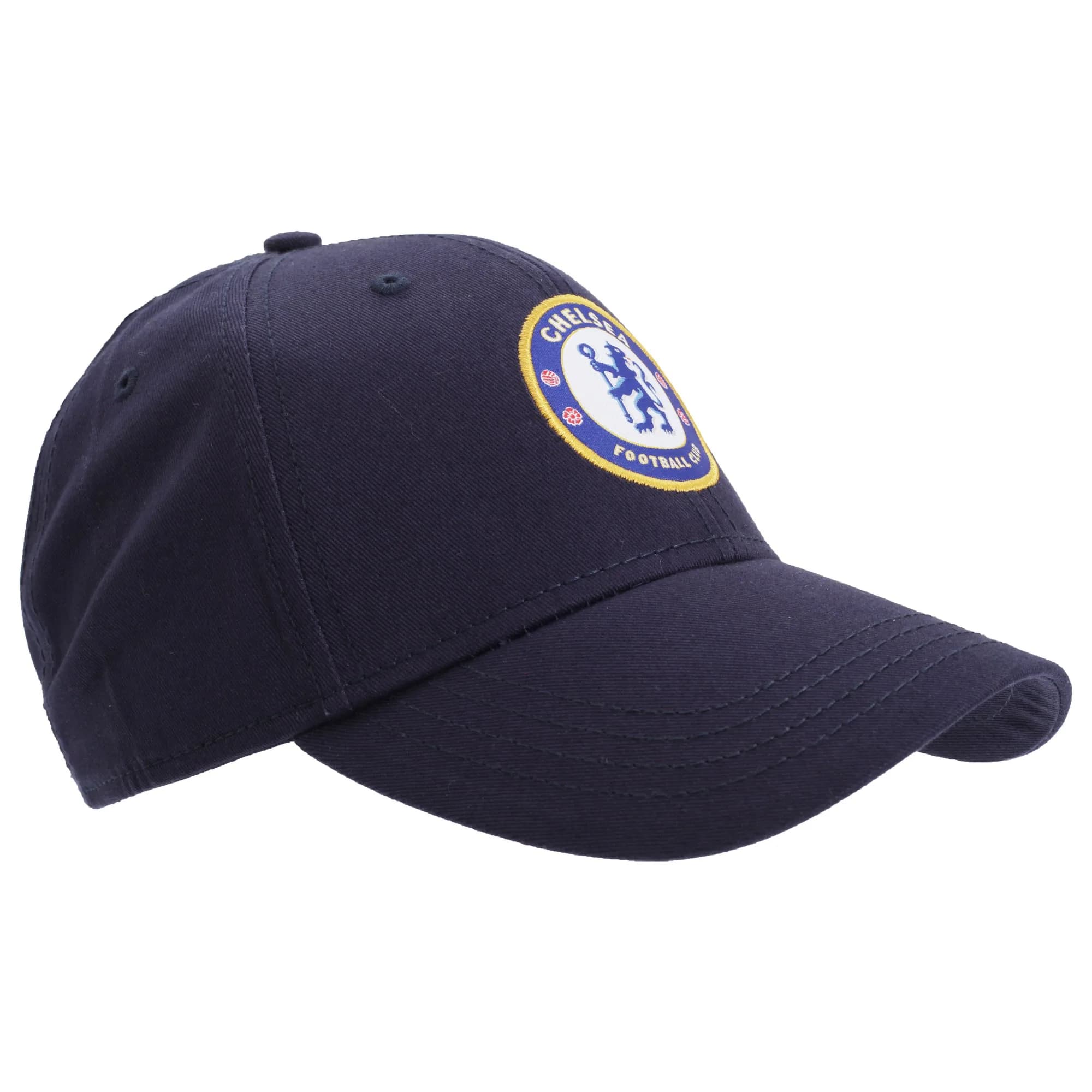 Chelsea FC Unisex Baseball Cap One Size Navy Blue | Classic Team Logo Fit