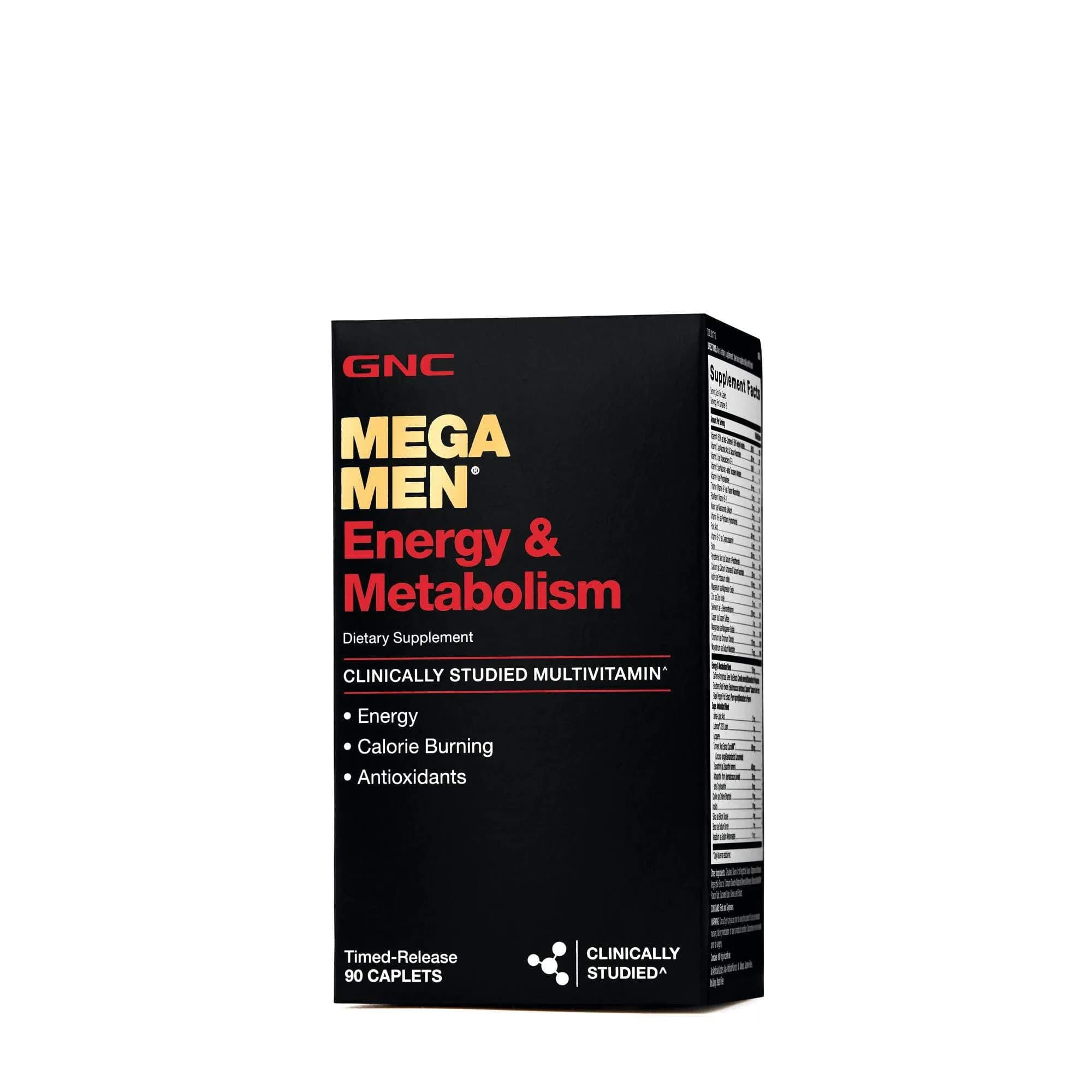GNC Mega Men Energy & Metabolism Multivitamin 90 Count - main product image