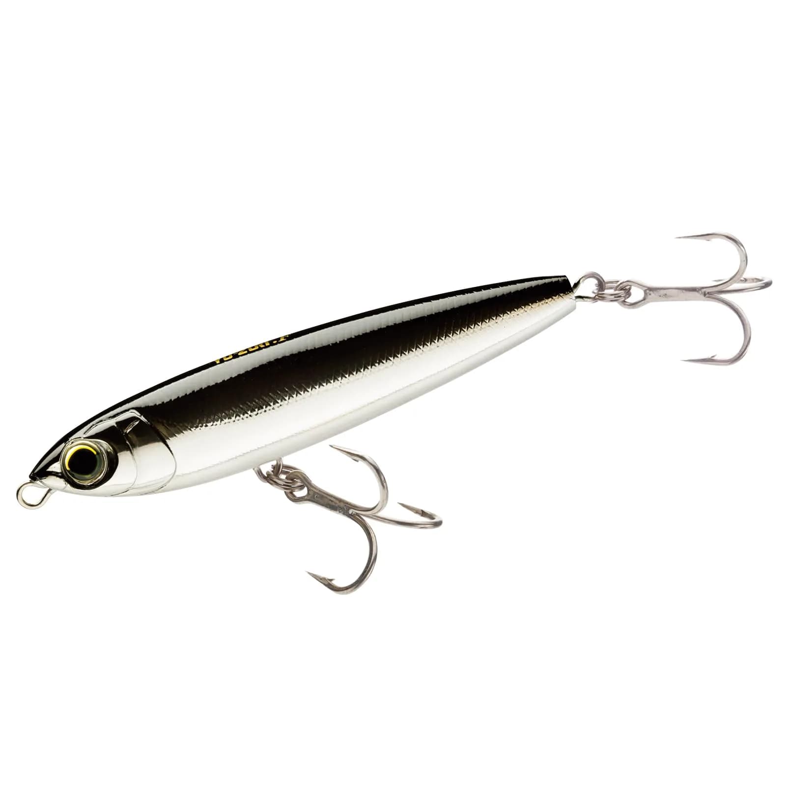 Duel Hydro Pencil Floating Lure 125mm (5") Black/Silver | Walk-the-Dog Topwater Lure - main product image