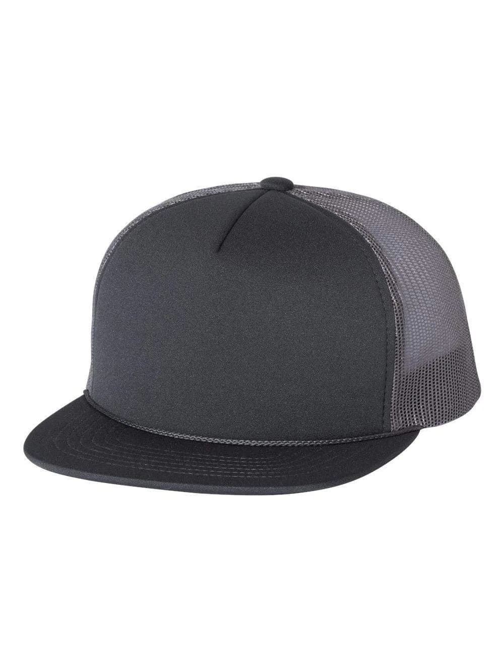 R RICHARDSON Foamie Trucker Snapback One Size Charcoal | Structured, Adjustable Cap for Men & Women - main product image