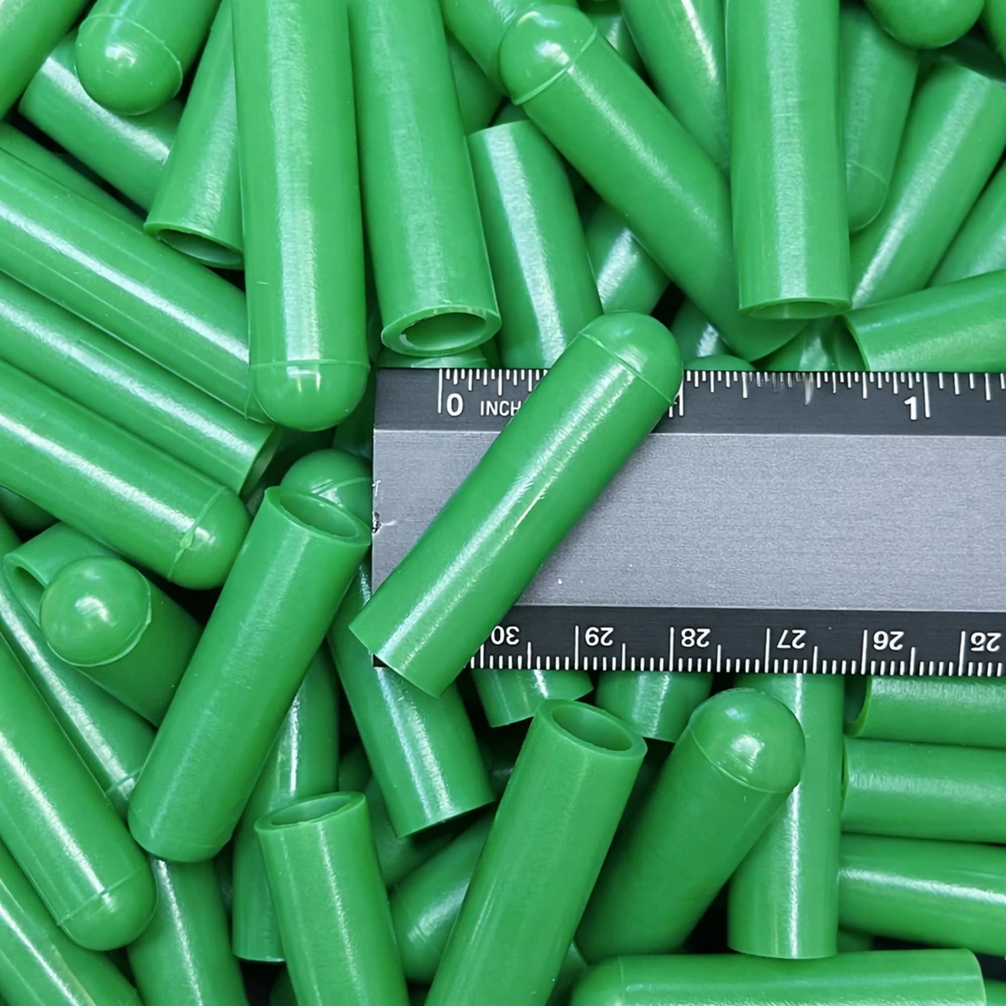 High Temp Masking Supply Silicone Rubber Caps for Parts Up to .375" | Reusable, Heat-Resistant, Flexible (50 Pack) - main product image