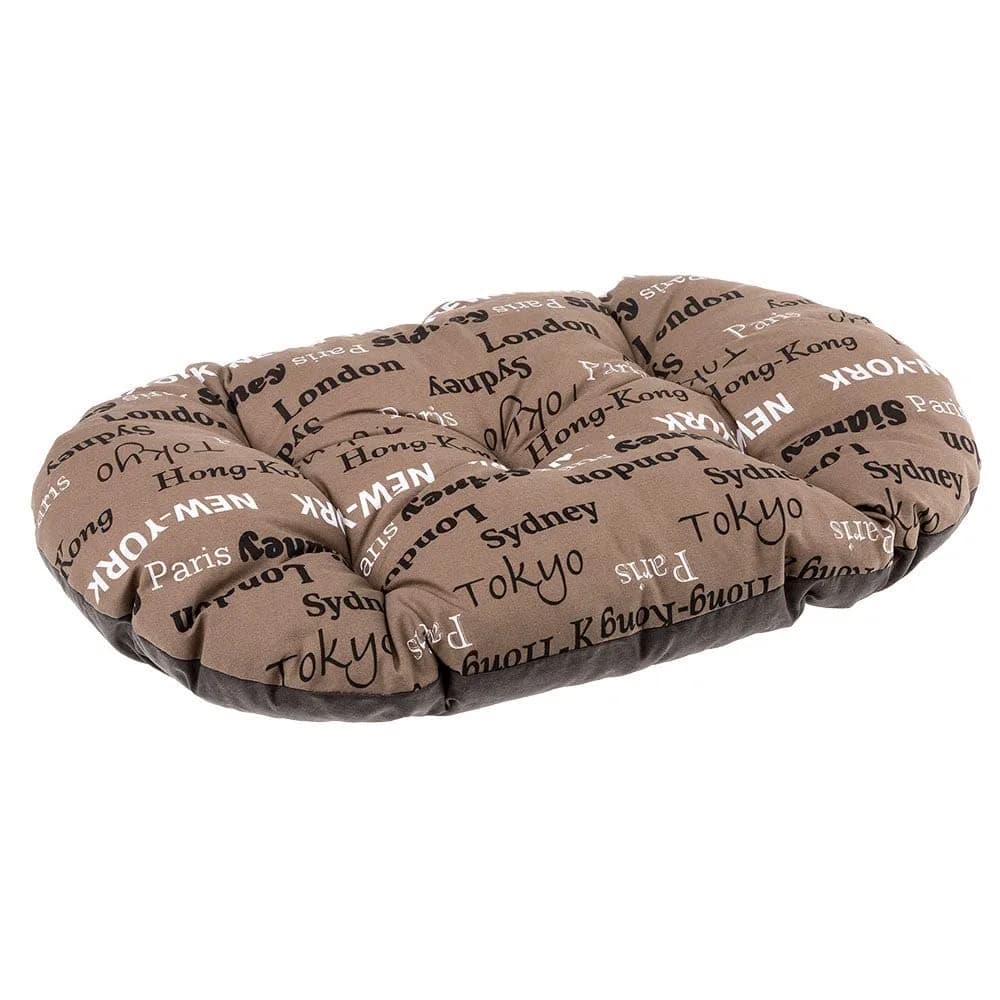 Ferplast Dog Bed Large Dog Cushion Washable Pet Mattress 100 x 63 cm | Cotton with Soft Padding - main product image