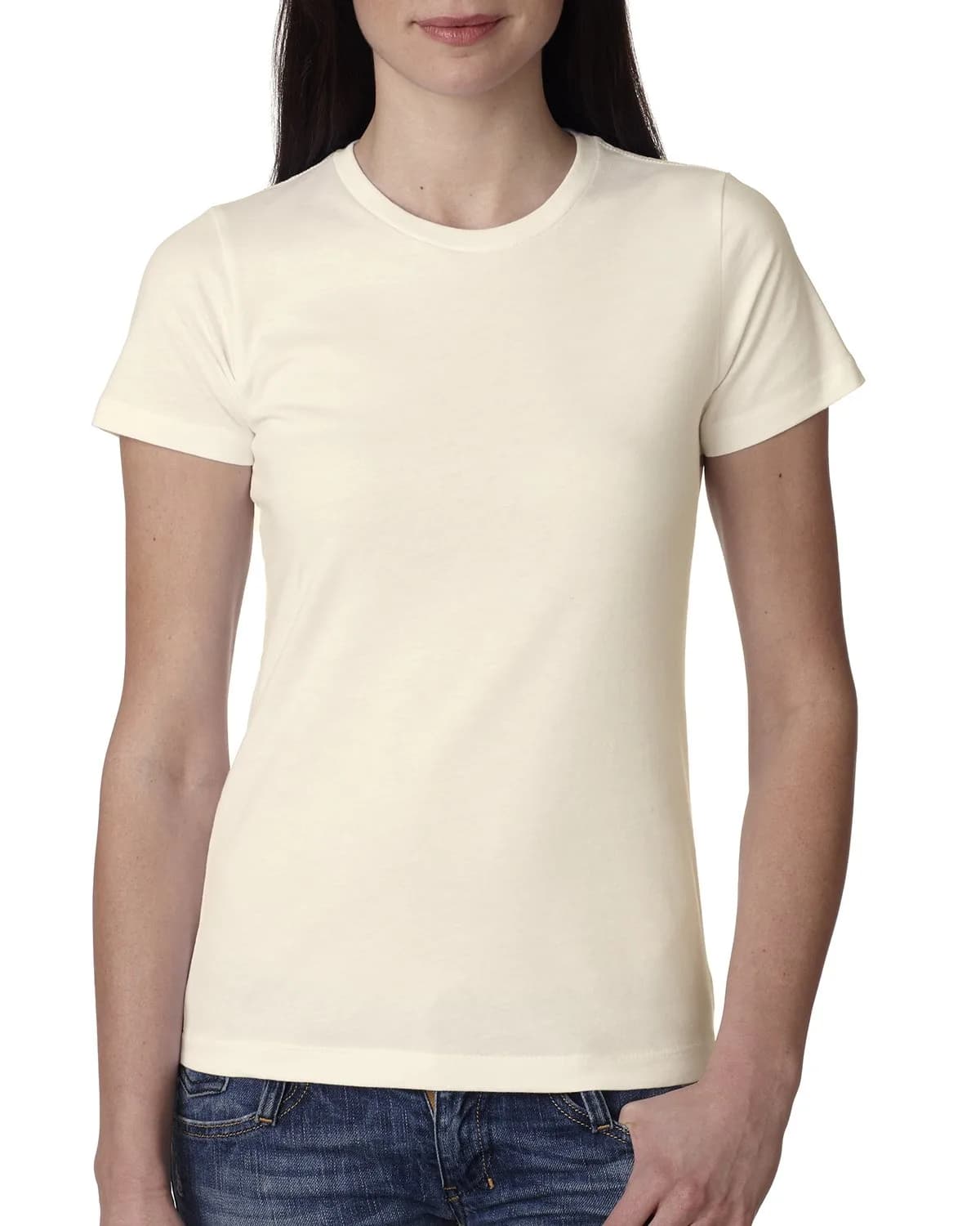 The Next Level Signature Style Boyfriend Jersey T-Shirt XXX-Large Ivory | Casual Cotton Tee for Women - main product image