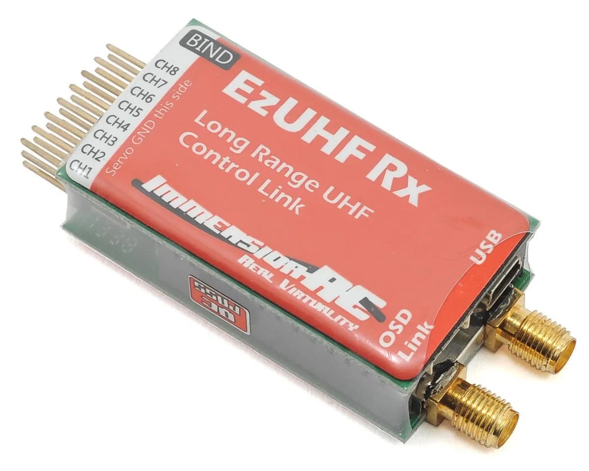 Snnisttek ImmersionRC EzUHF 8-channel Diversity Receiver | 433MHz/70cm Ham Band, FHSS Link, SMA Connectors - main product image