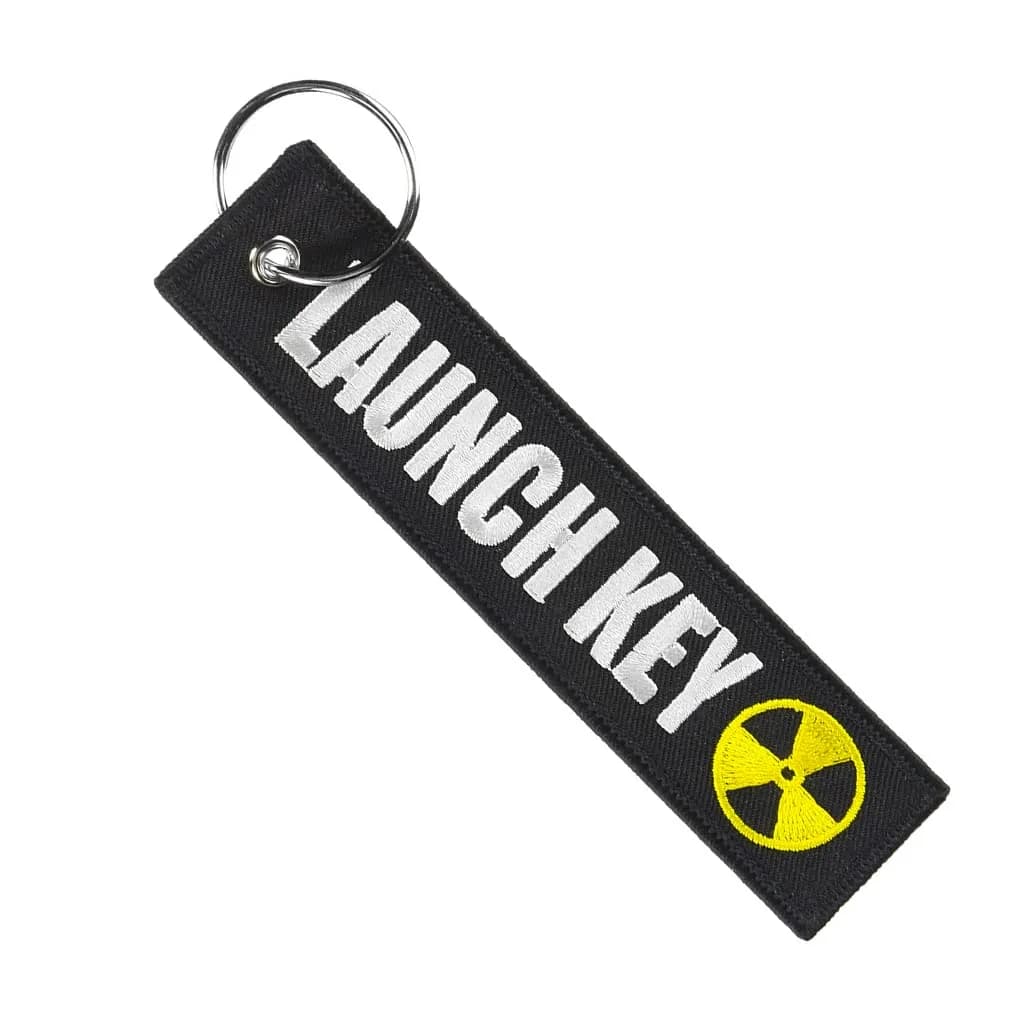 MotoLoot Launch Key Keychain for Motorcycles, Scooters, Cars | 13cm (5.12") Fabric