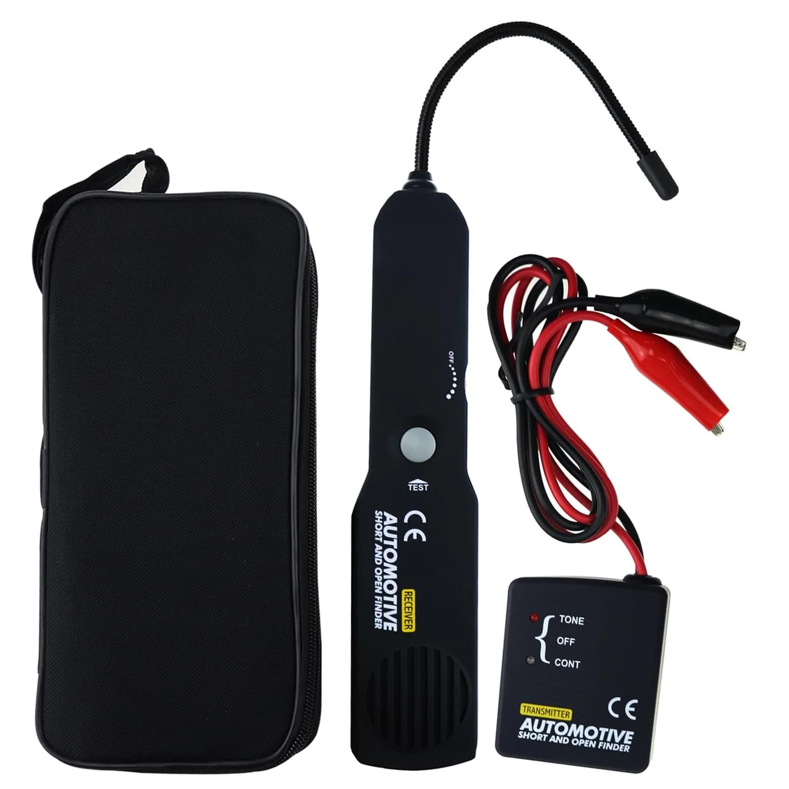 TEKCOPLUS Automotive Circuit Tester 6-42V | Wire & Fault Locator with Flexible Probe (7") - main product image