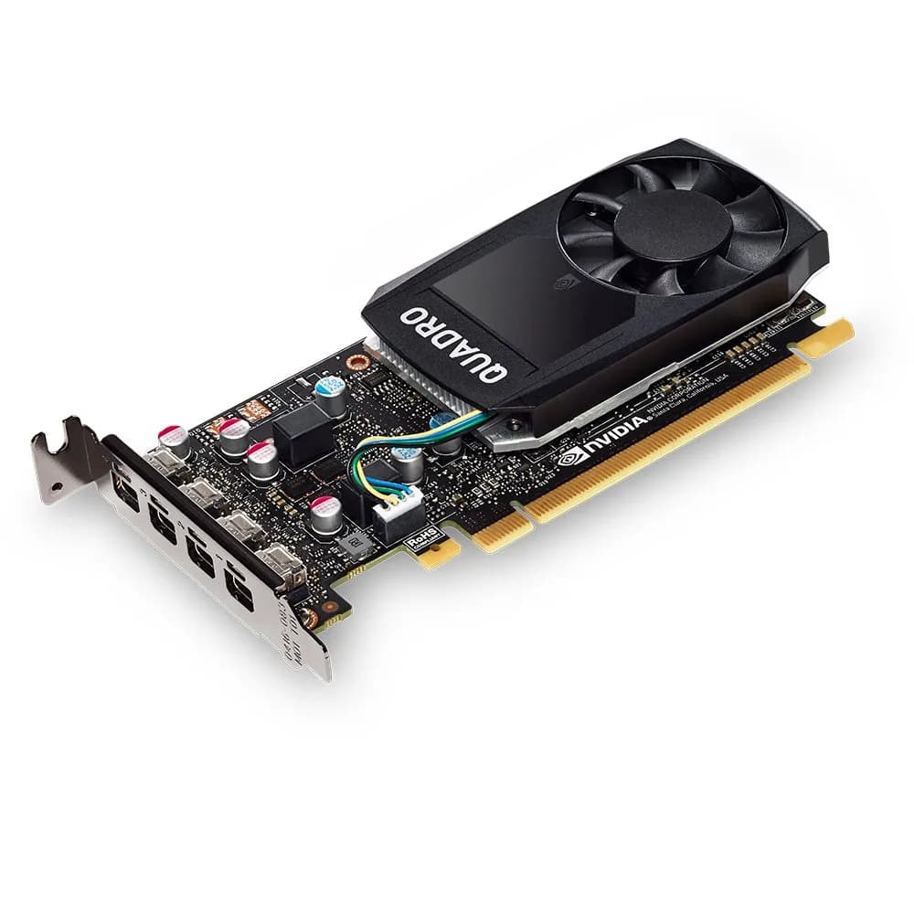 PNY NVIDIA Quadro P600 Professional Graphics Board 2GB GDDR5 Low Profile | High-Performance Visual Workstation