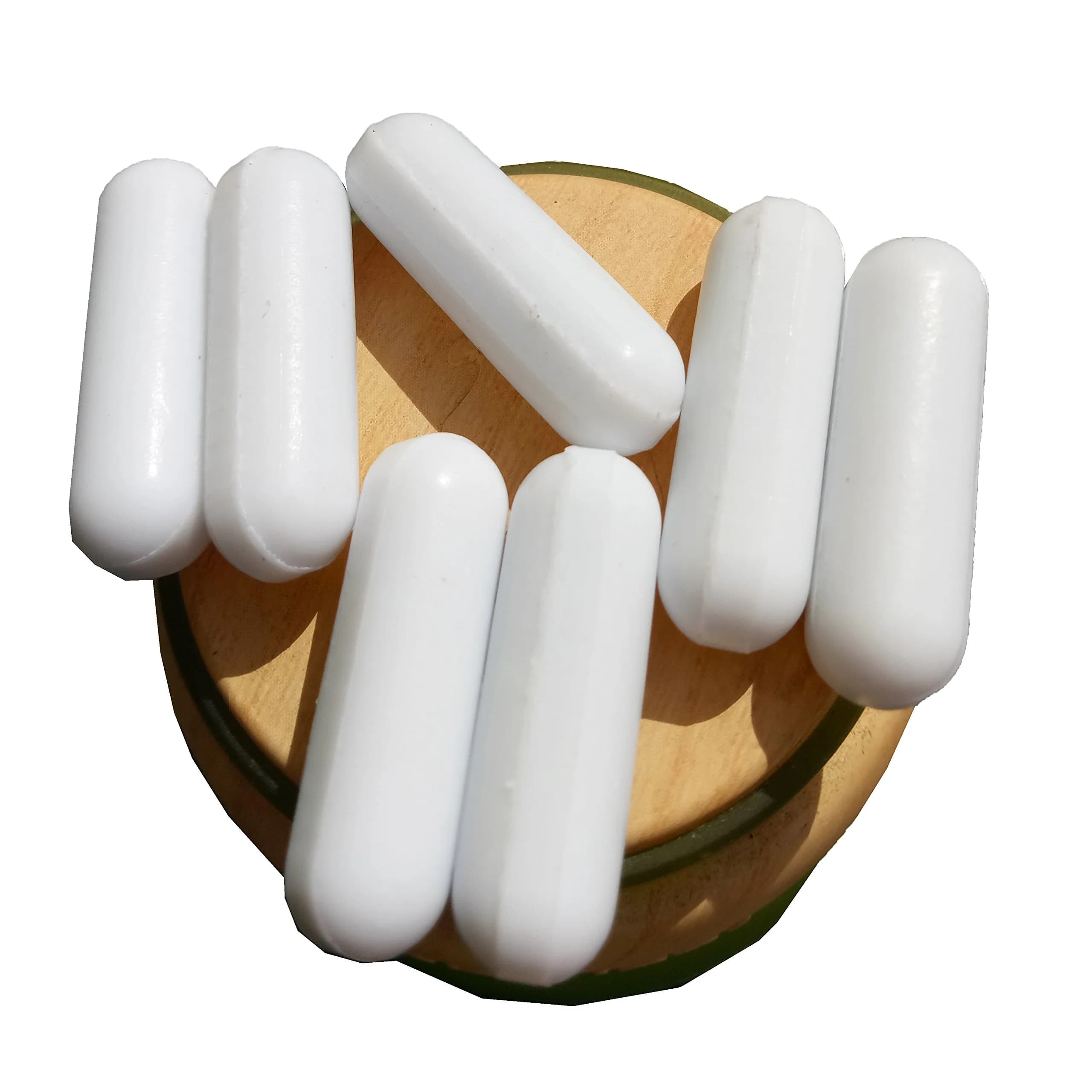 BBTCTY Magnetic Stirrer Stir Bar PTFE 9X30mm Cylinder 10PCS | High Temp & Corrosion Resistant - main product image