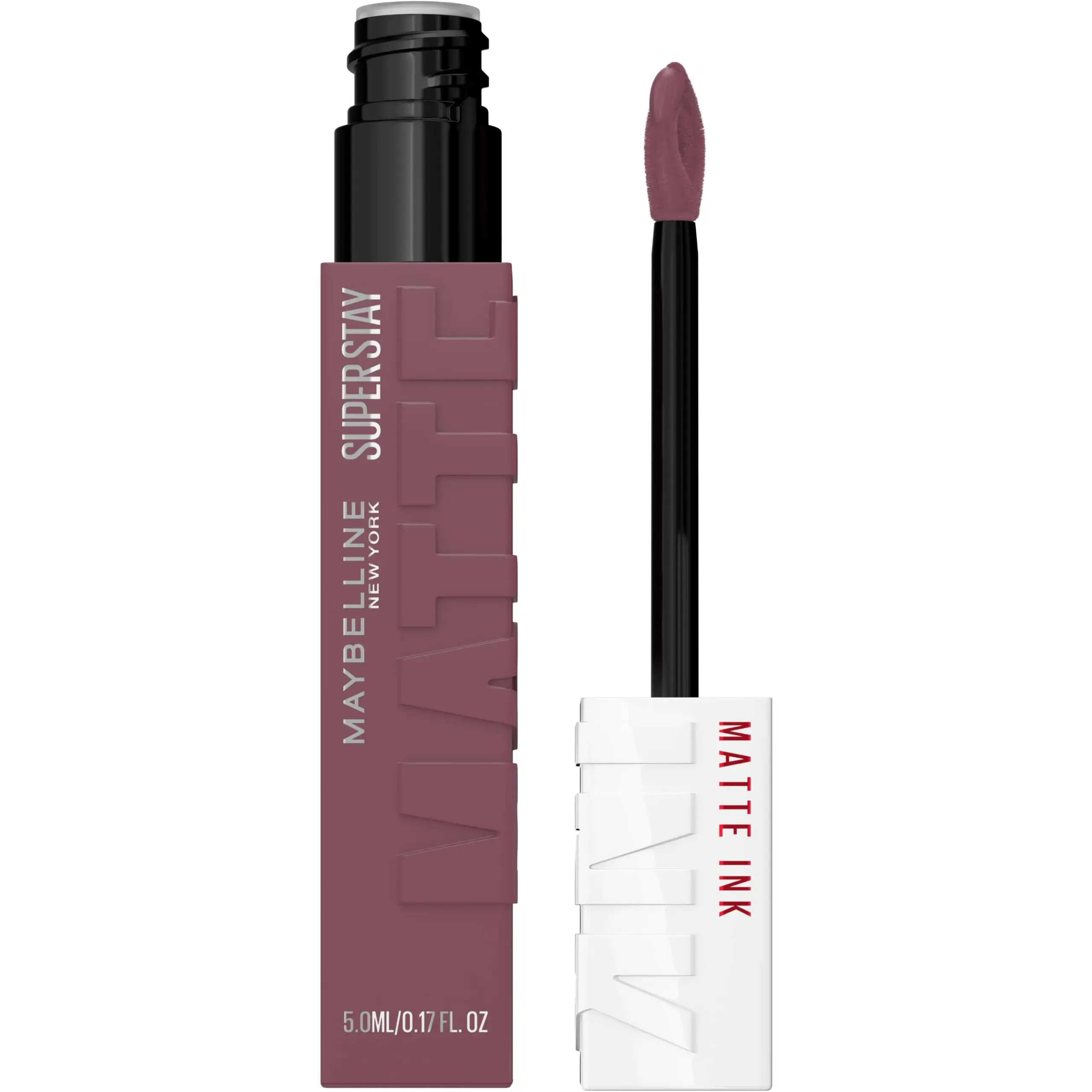 Maybelline Super Stay Matte Ink Liquid Lipstick Visionary Taupe Purple 5ml (0.17 Fl Oz) | Long-Lasting Matte Color - main product image