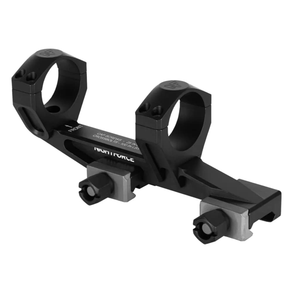 Nightforce UltraMount 30mm 1-Piece Scope Ring Mount | 0 MOA, 1.930" Height, Black, Aluminum/Steel/Titanium - main product image