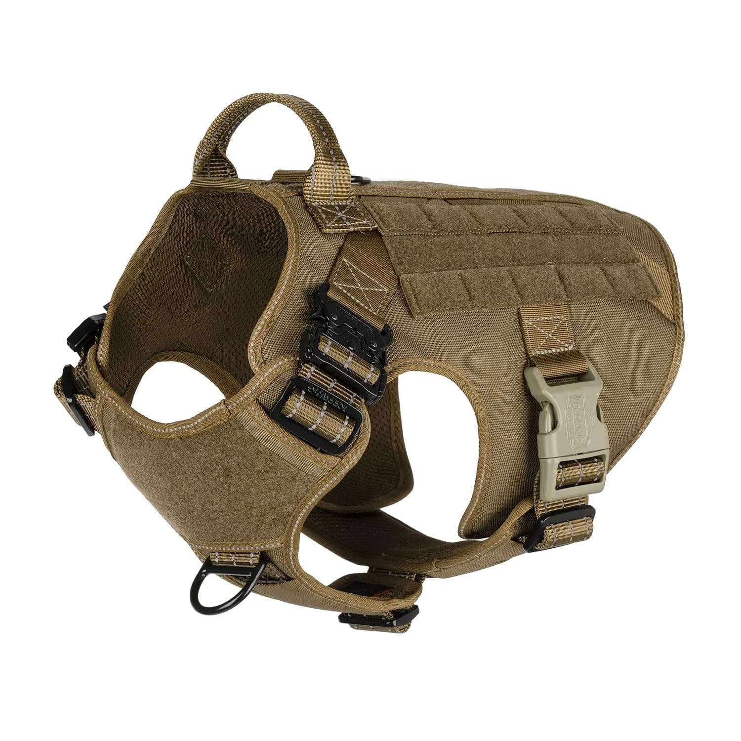ICEFANG Tactical Dog Harness for Large Dogs, Reflective No-Pull Vest 650g (22.9 oz) | Heavy Duty Control Handle & MOLLE System - main product image