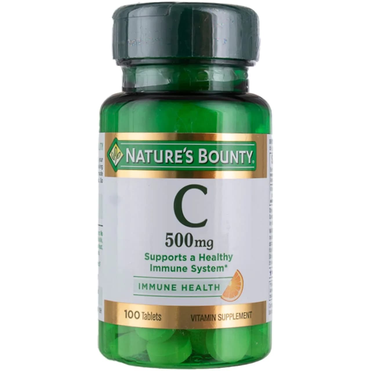 Nature's Bounty Pure Vitamin C Tablets 500 mg (100 Count, Pack of 4) | Immune Support & Antioxidant Protection - main product image