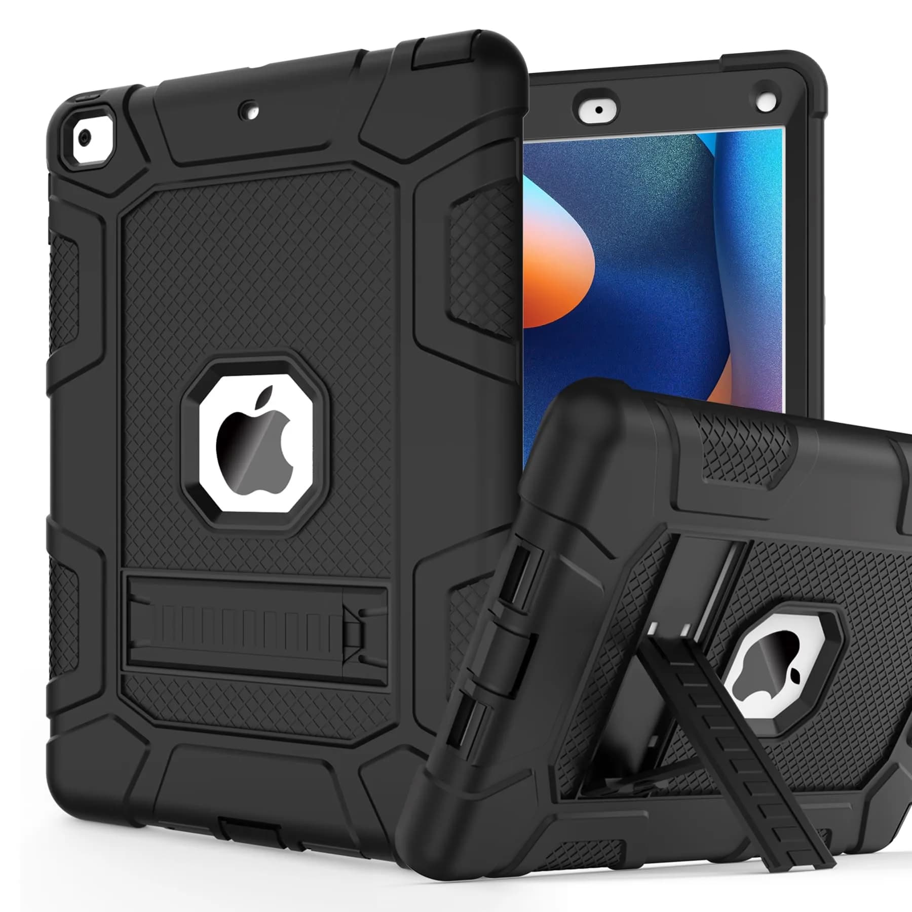 rantice iPad 6th/5th Gen Case 9.7 Inch | Heavy Duty Shockproof Rugged Cover with Kickstand
