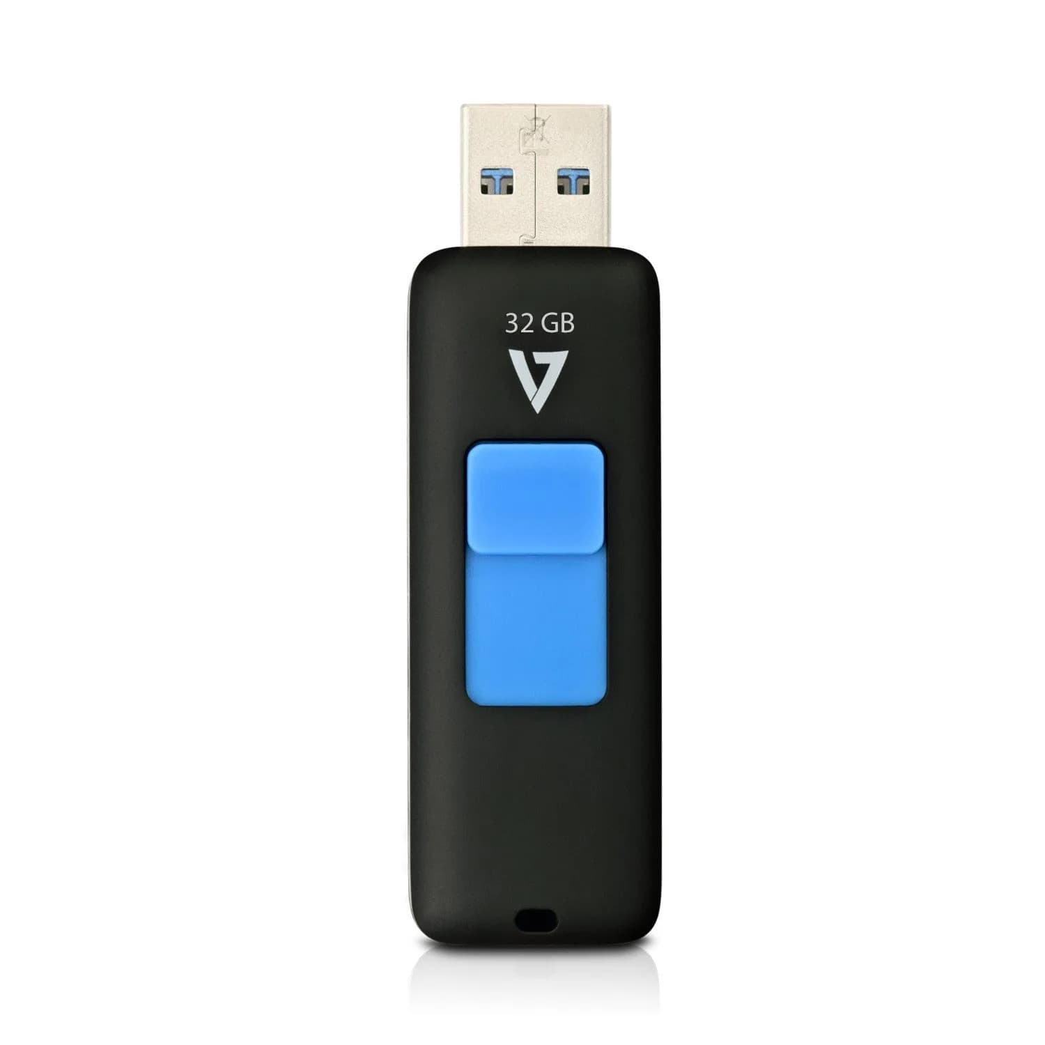 V7 32GB USB 3.0 Flash Drive with Retractable Connector | High Speed Data Transfer 100MB/s - main product image