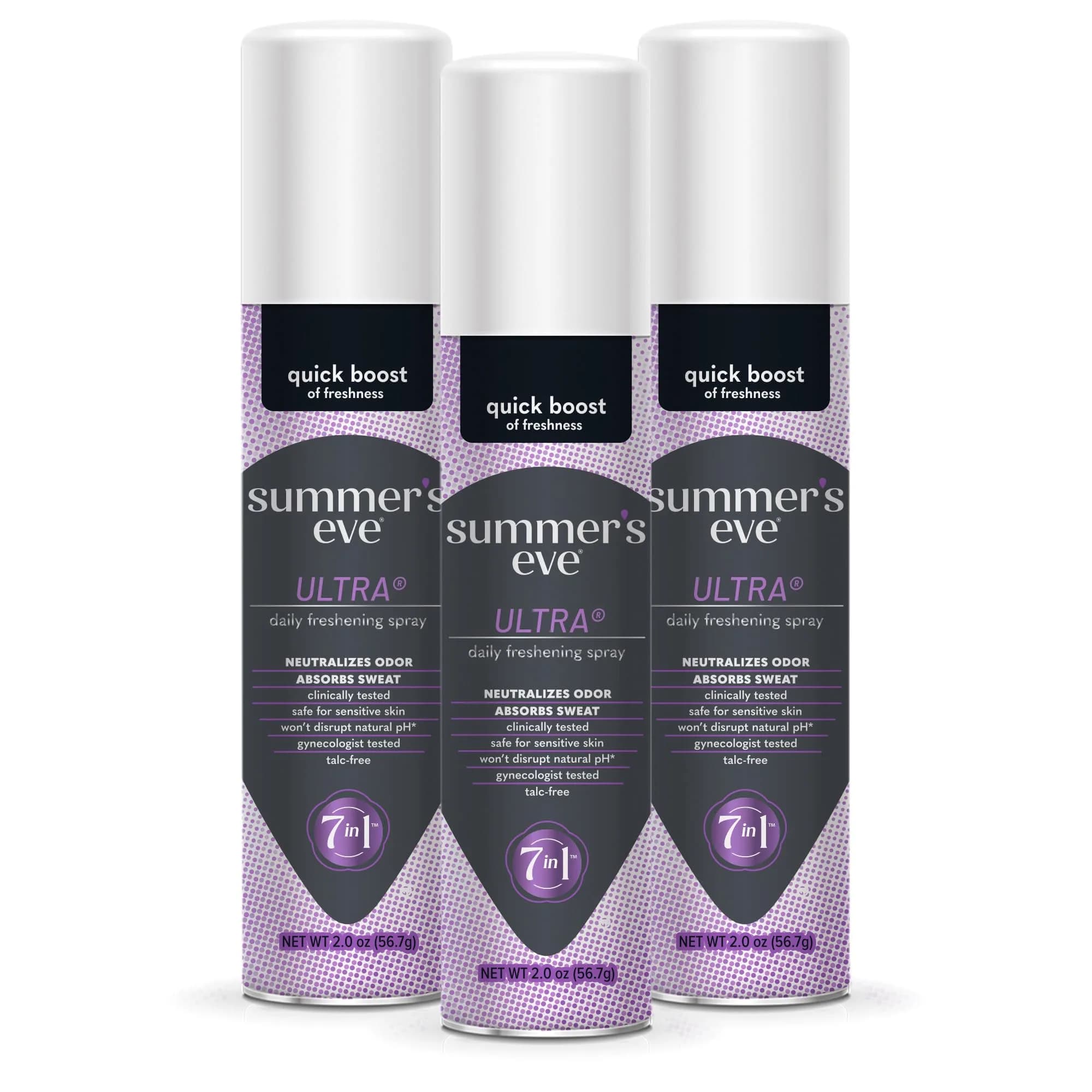 Summer's Eve Ultra Feminine Deodorant Spray 2 Oz (6 Fl Oz) | Gynecologist-Tested for Sensitive Skin - main product image