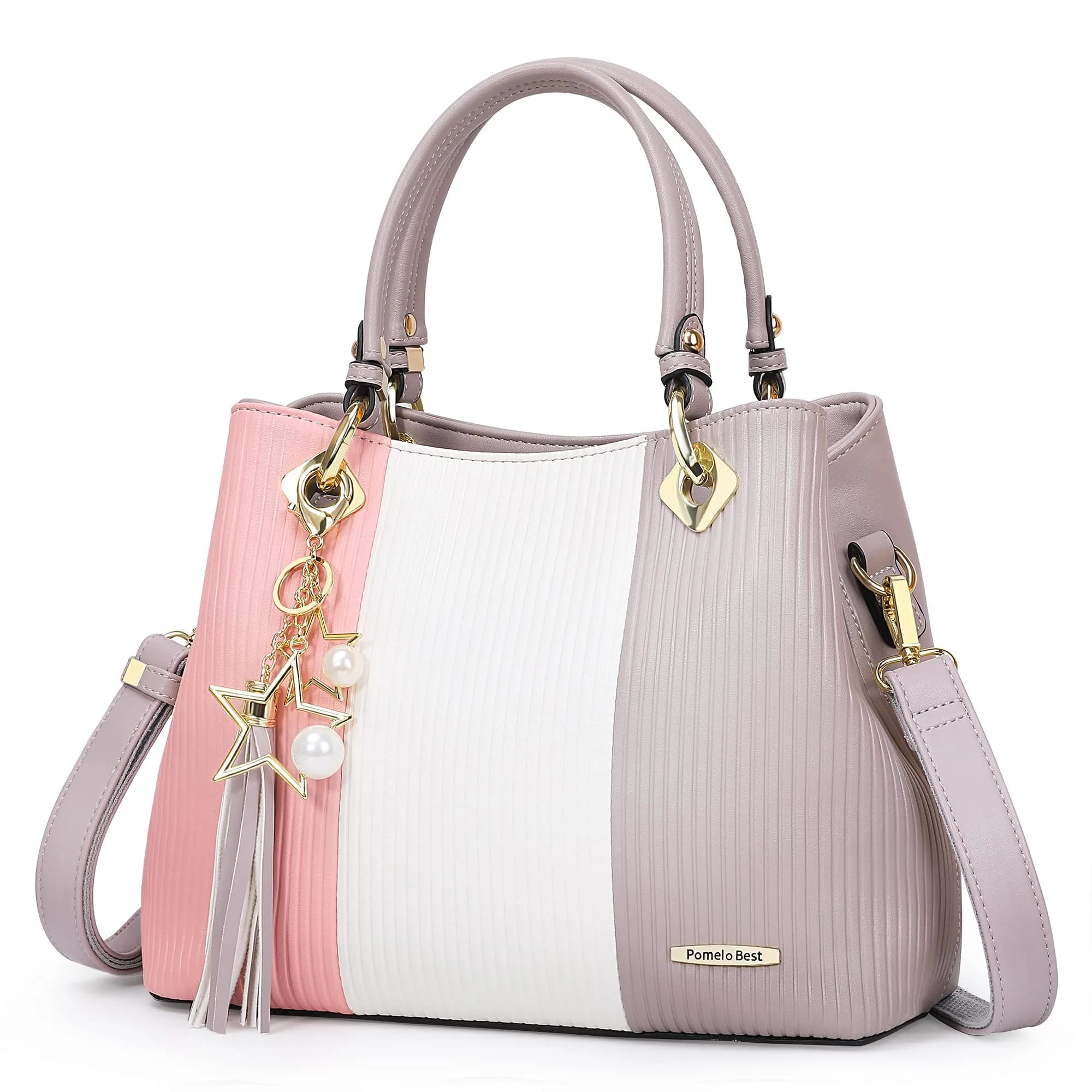 Pomelo Best Top-Handle Handbag for Women with Multiple Pockets | Stylish & Spacious - main product image