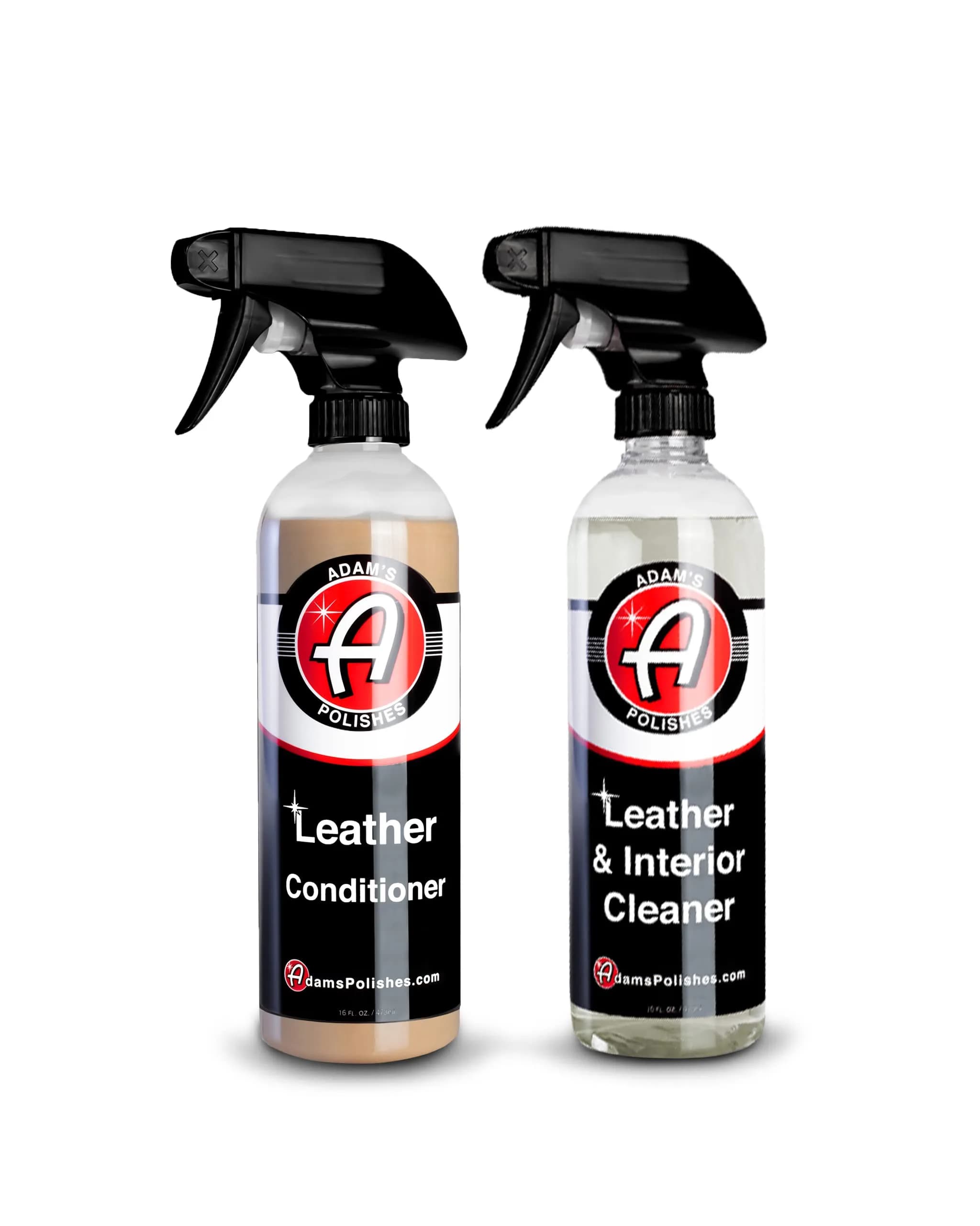 Adam's Polishes Leather Care Kit - Leather Cleaner & Conditioner 16 Fl Oz | UV Protection for Car Interior - main product image