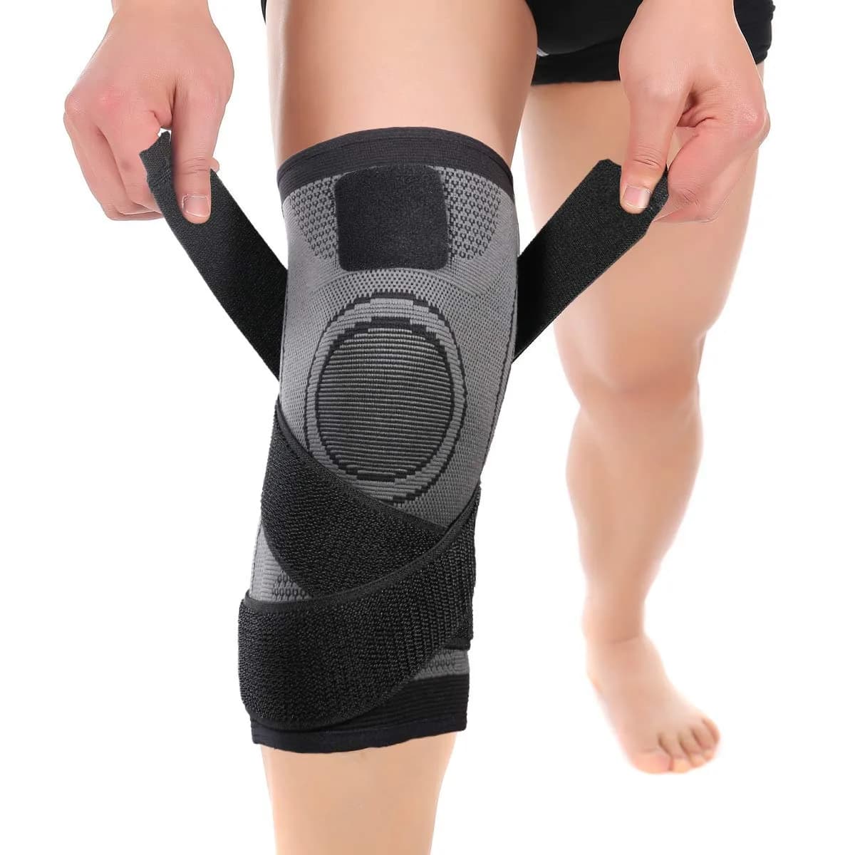 Mumian Black Knee Pad for Ligament Injury & Pain Relief, Size M (34-39cm) | Doctor Recommended - main product image