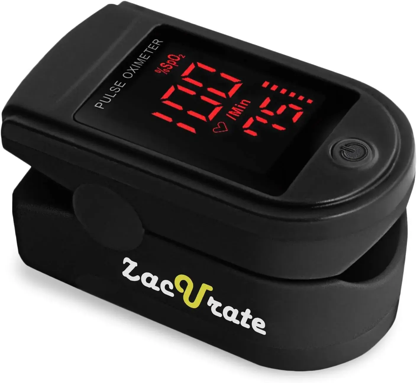 Zacurate 500 Series Fingertip Pulse Oximeter Royal Black | FDA Approved for Sports & Aviation Use - main product image