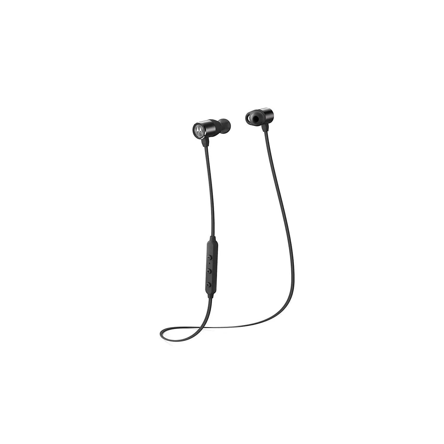 Motorola Verveloop 200 Wireless Bluetooth In-Ear Headphones Black | 6 Hours Playtime - main product image