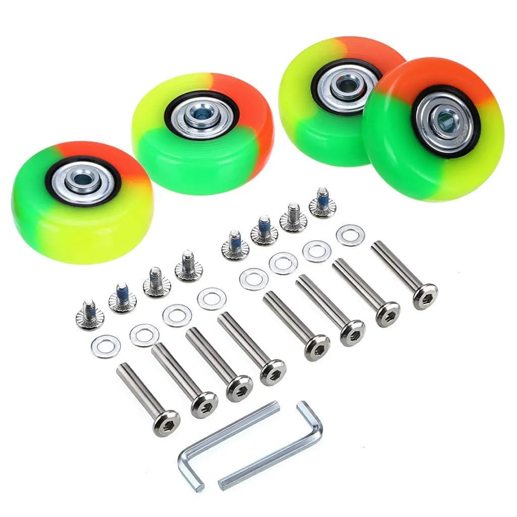 OwnMy 50mm x 18mm Luggage Suitcase Replacement Wheels Set of 4 | Smooth Rolling for Travel - main product image