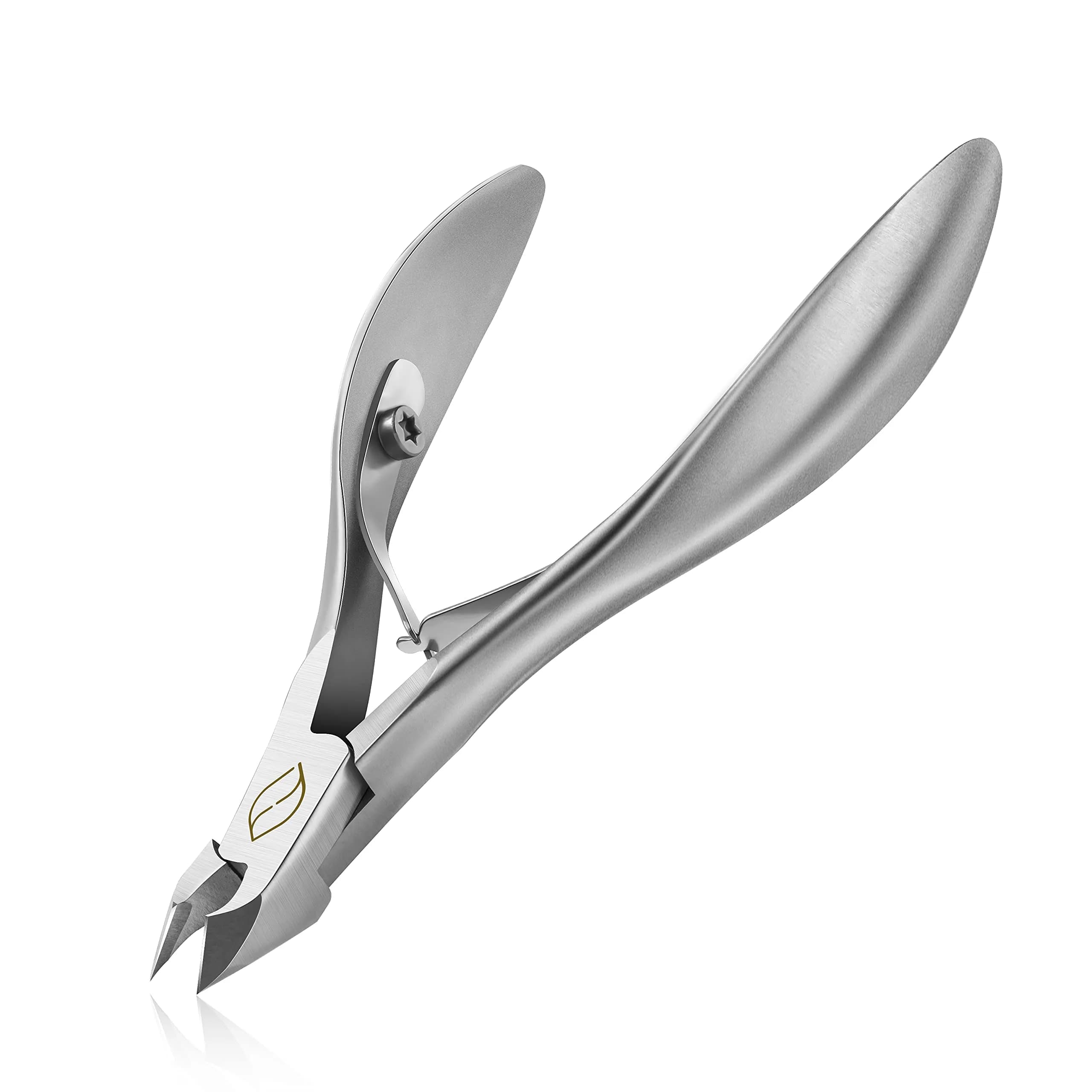 FERYES Cuticle Clippers 1/2 Jaw - Professional Cuticle Cutter Nail Skin Clipper Hangnail Trimmer Silver 5.5cm (2.2in) | Precision Tool for Manicure & Pedicure - main product image