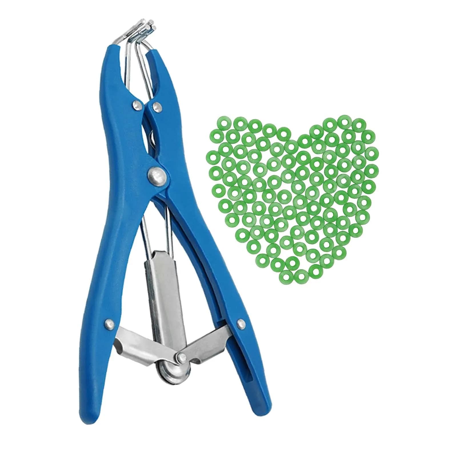 MACGOAL Livestock Castration Bander with 100 Rings | Farmer Tool for Lambs & Piglets (170g) - main product image