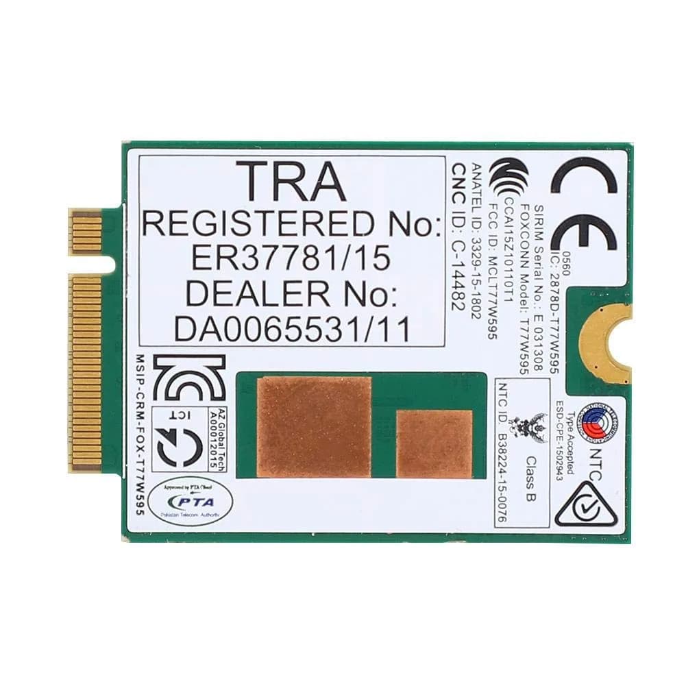 ASHATA 4G LTE Card Module T77W595 | 4G Network Card for Probook/EliteBook 820/840/850 G2 G3 - main product image