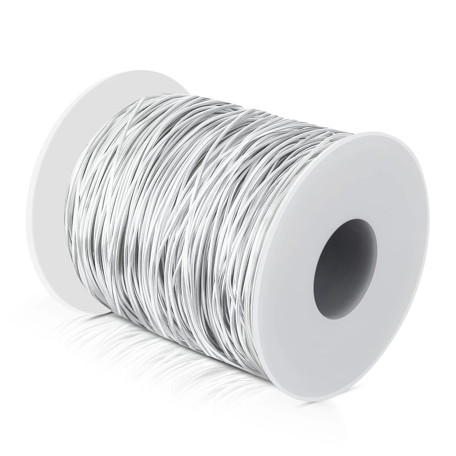 Yountiger 304 Stainless Steel Wire 0.8mm (20 Gauge) 100m (328 Ft) Silver | Jewelry Making & Crafts - main product image