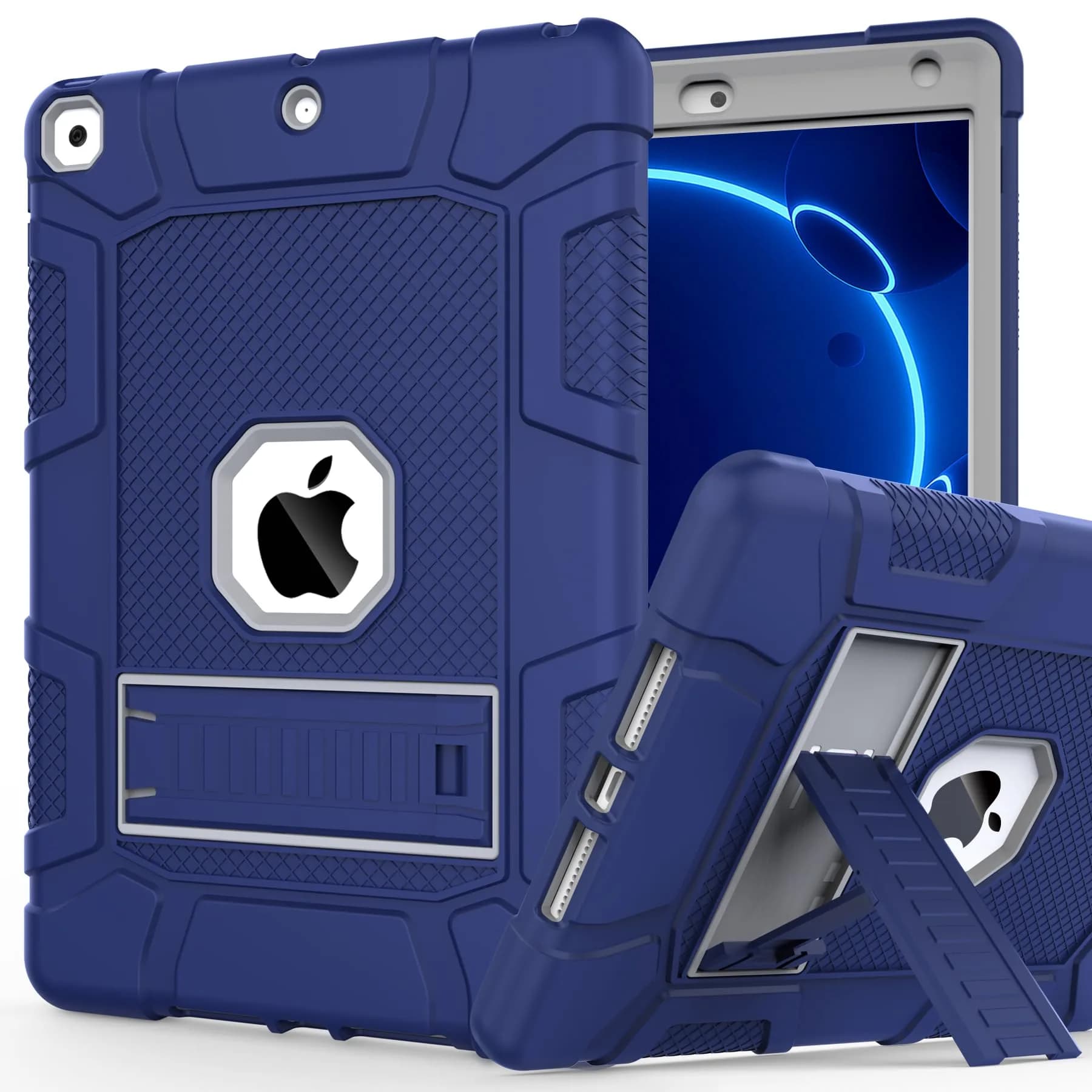 rantice iPad 9th/8th/7th Gen Case | Shockproof Rugged Drop Protection with Kickstand (10.2")