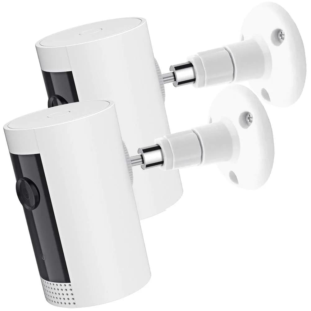 Gresur White 2 Pack Mount Bracket | 360° Adjustable Security Camera Holder for Indoor & Outdoor Use