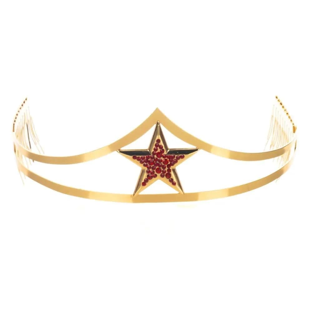 Bioworld Wonder Woman Cosplay Gold Tiara | Costume Headwear for Girls (OSFA) - main product image
