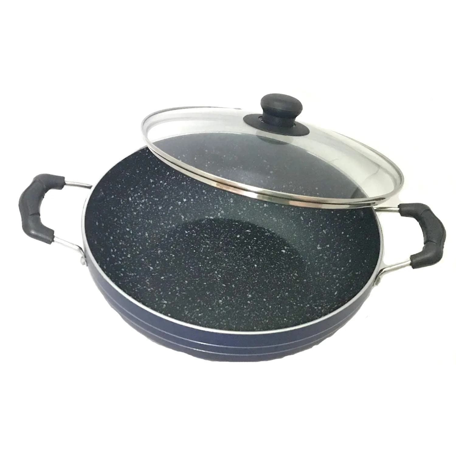 SHRIYA Induction Base Nonstick Kadai with Lid, 2.2 Ltr (2.3 US qt) | Deep Fry Pan for Indian Kitchens - main product image