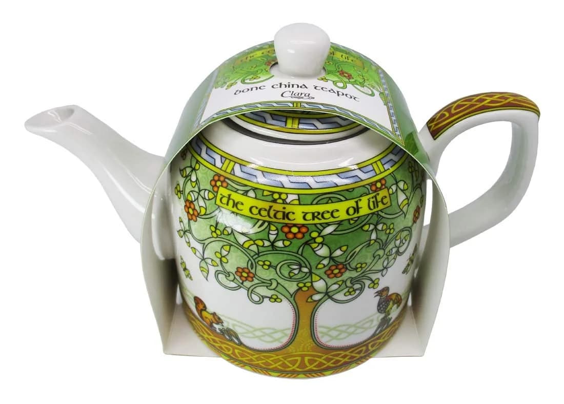 Royal Tara Tree of Life Porcelain Teapot | Celtic Bone China 650ml | Irish Design - main product image