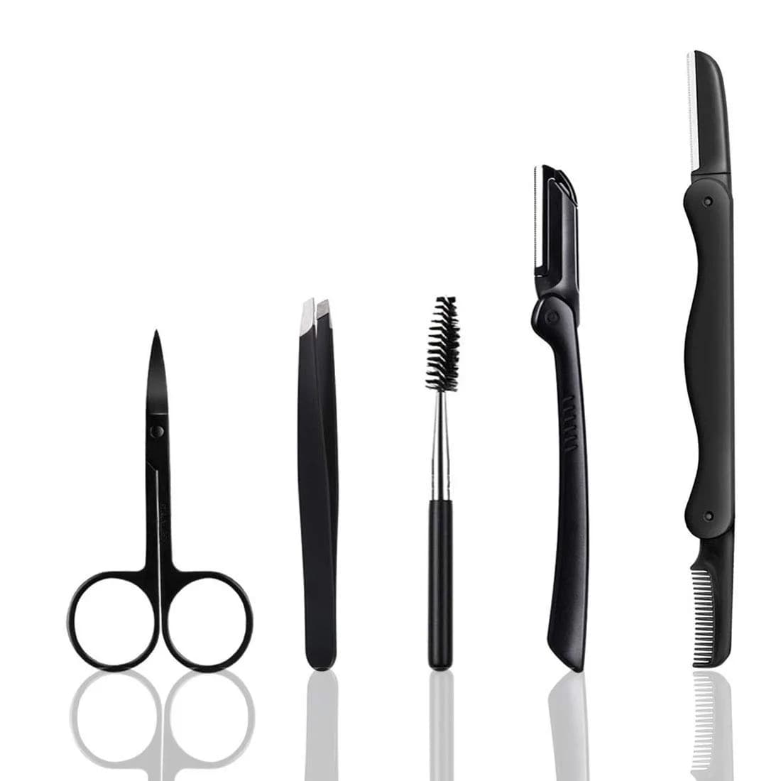 Summer Lemon Eyebrow Razor, 5-in-1 Kit | Precision Grooming Set for Women & Men - main product image