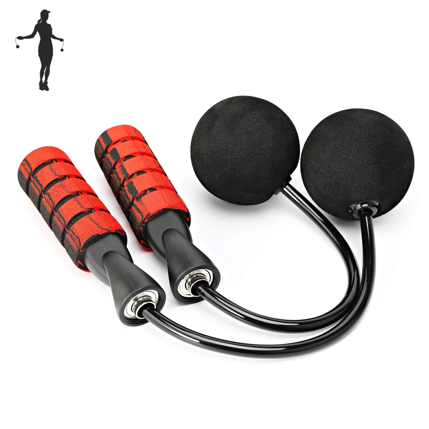 APLUGTEK Jump Rope Adjustable Weighted Cordless Fitness Rope for Men & Women | Tangle-Free, Portable - main product image