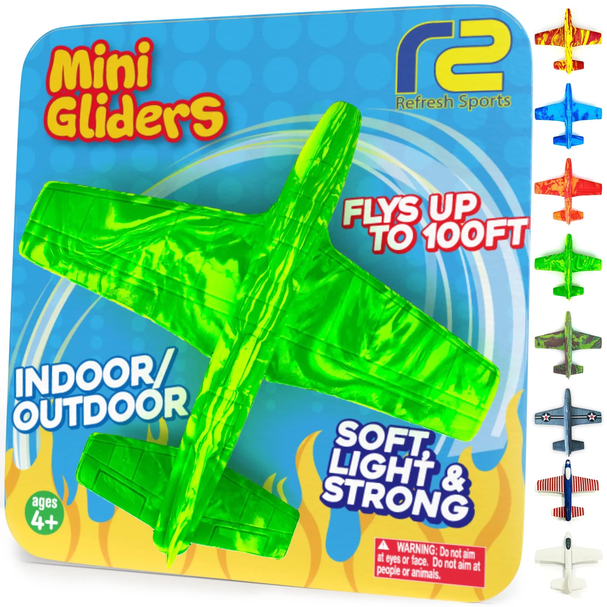 Refresh Sports EVA Foam Mini Glider Airplane | ASTM-Tested, BPA-Free Outdoor Toy for Kids 3-9+ Years - main product image